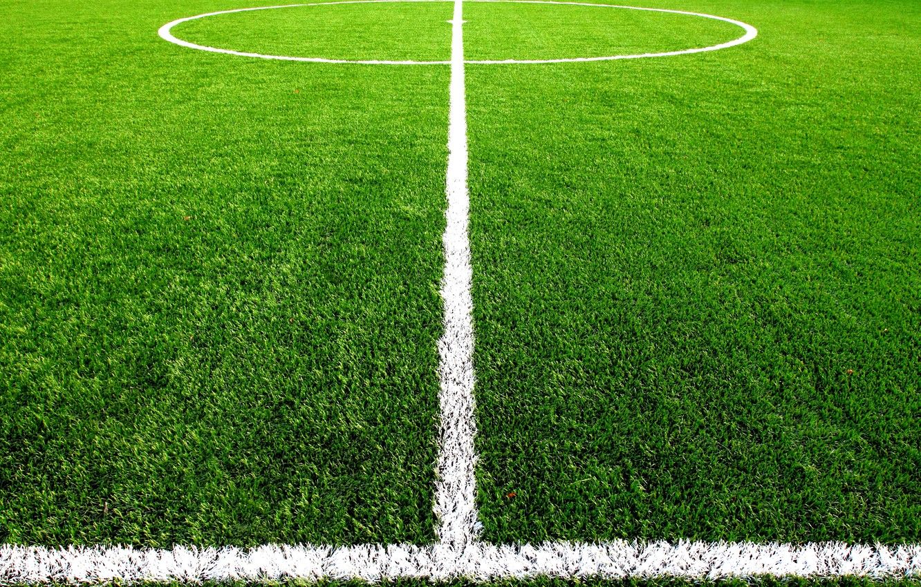 Wallpaper field, grass, markup, lawn, football, center image for desktop, section спорт