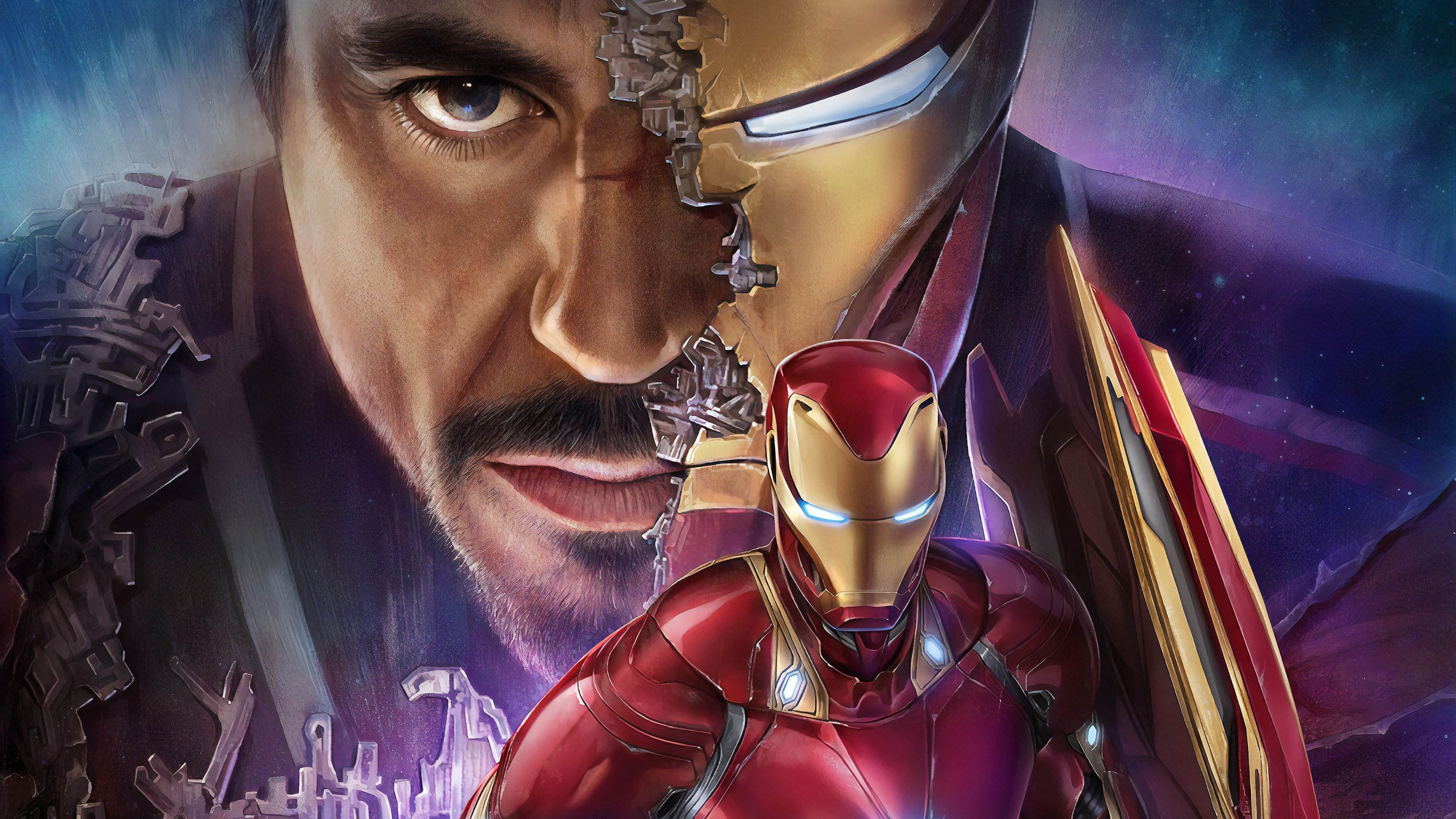 Tony Stark 4K Wallpaper Free Tony Stark 4K Background