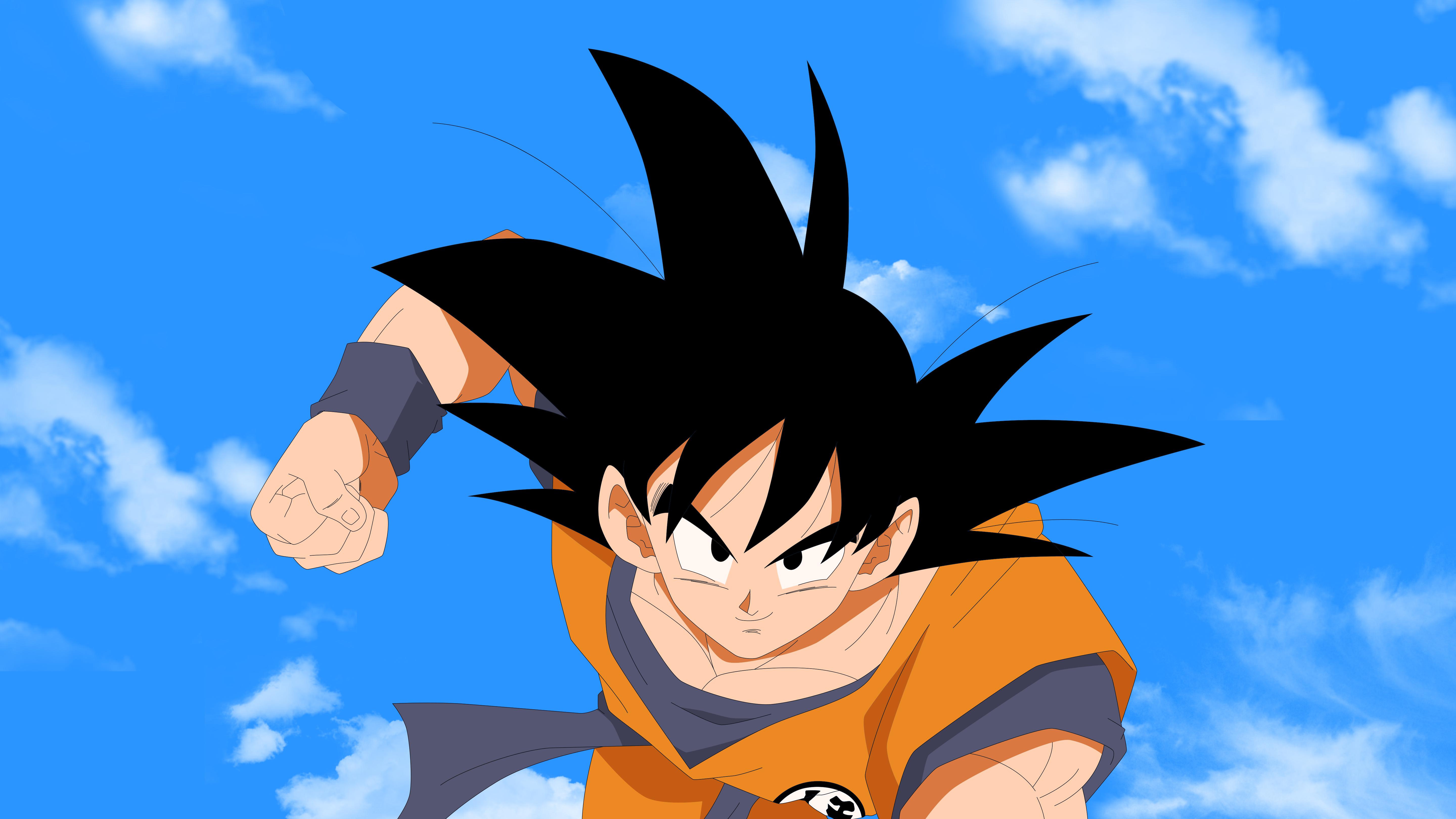 Goku 4K wallpaper for your desktop or mobile screen free and easy to download