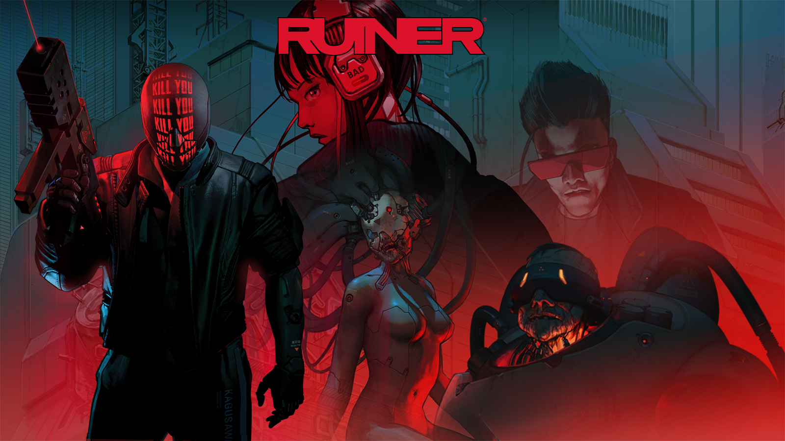 Ruiner Listing Thumb 01 Ps4 Us 15sep17 (1600×900). Video Game Art, Steampunk Art, Cyberpunk