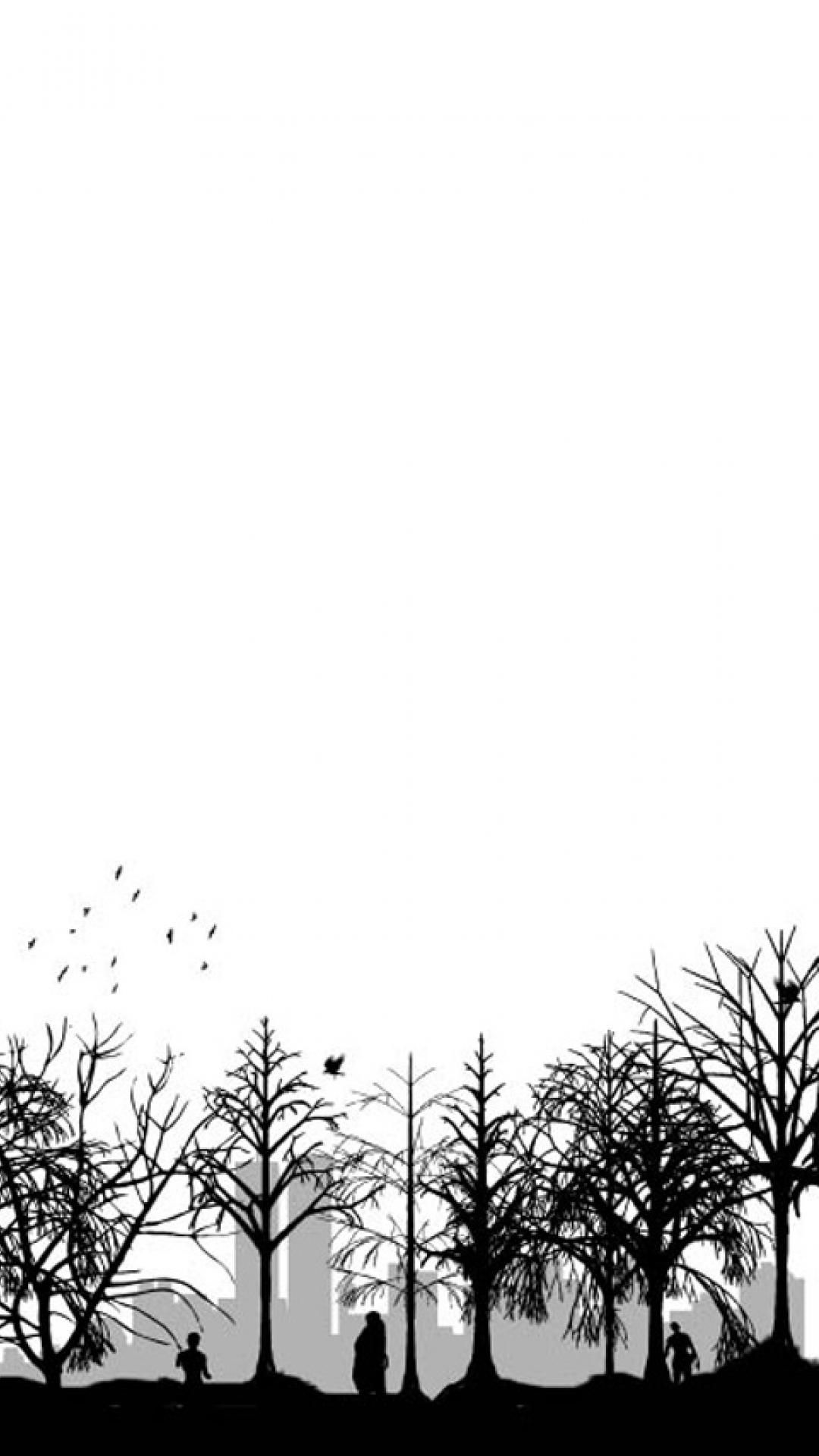 Black And White Anime Background