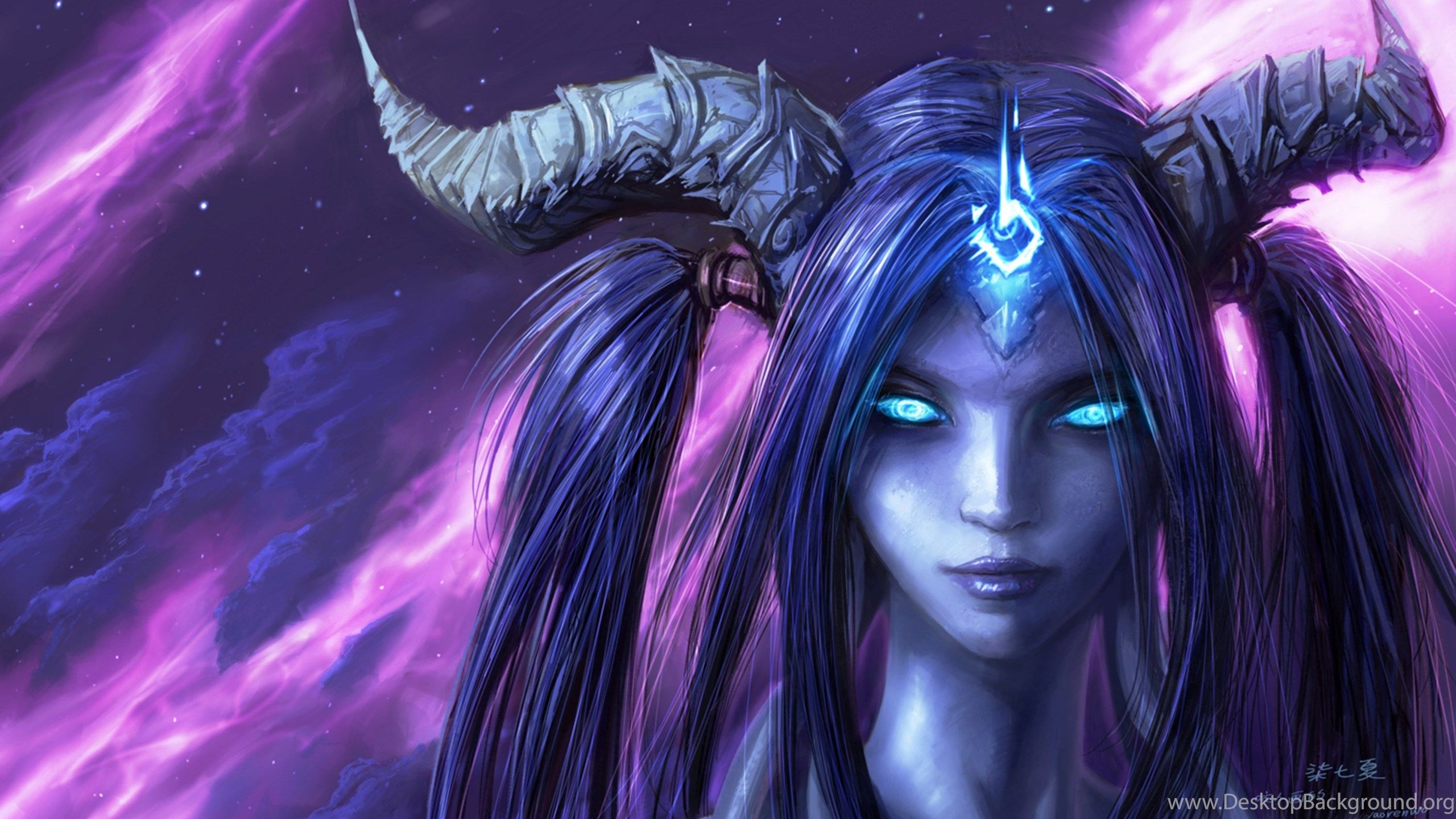 The Demon Girl Wallpaper Background Desktop Background