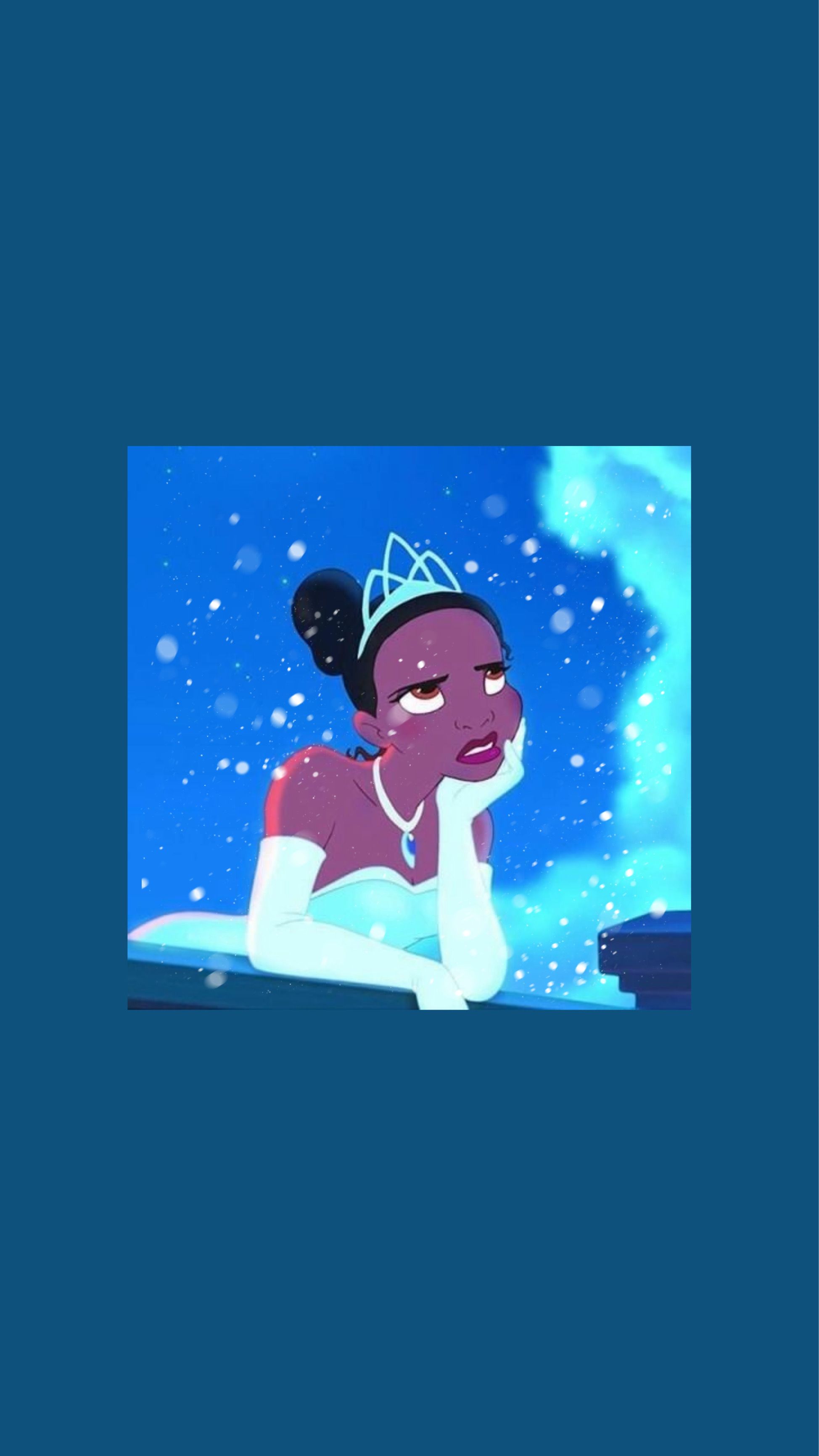 Tiana from the princess and the frog #lockscreen #aesthetic #disneyprincess #freetoedit #remixit. Princess cartoon, Frog wallpaper, Cartoon wallpaper iphone