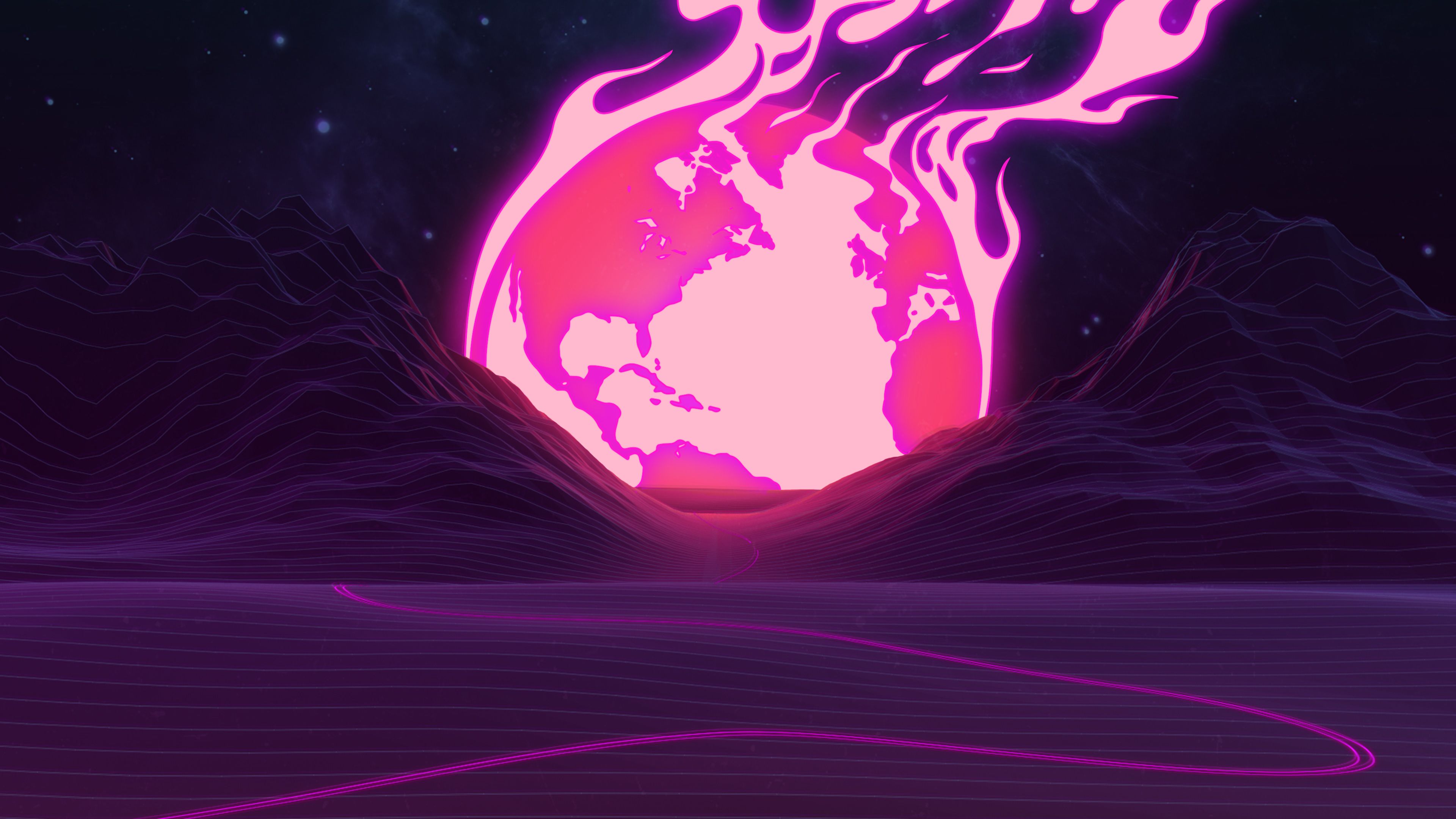 1980 Retro City 4k Wallpaper on .wallpaperafari.com