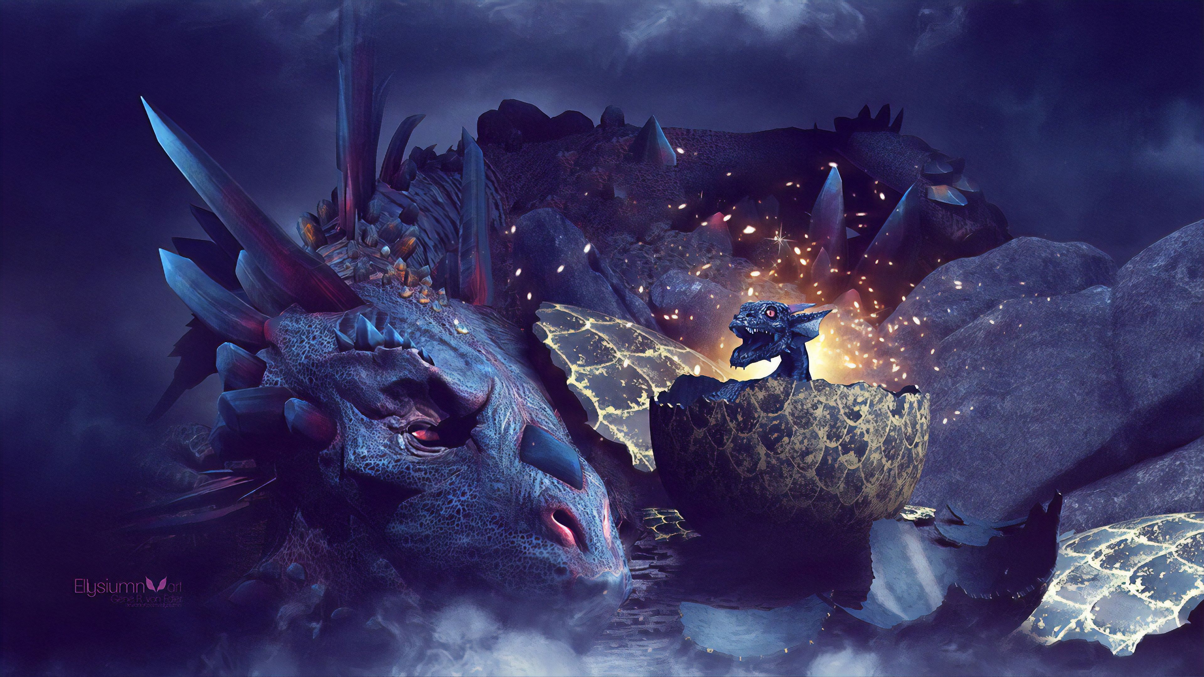 The Dragon Birth, HD Artist, 4k Wallpaper, Image, Background, Photo and Picture