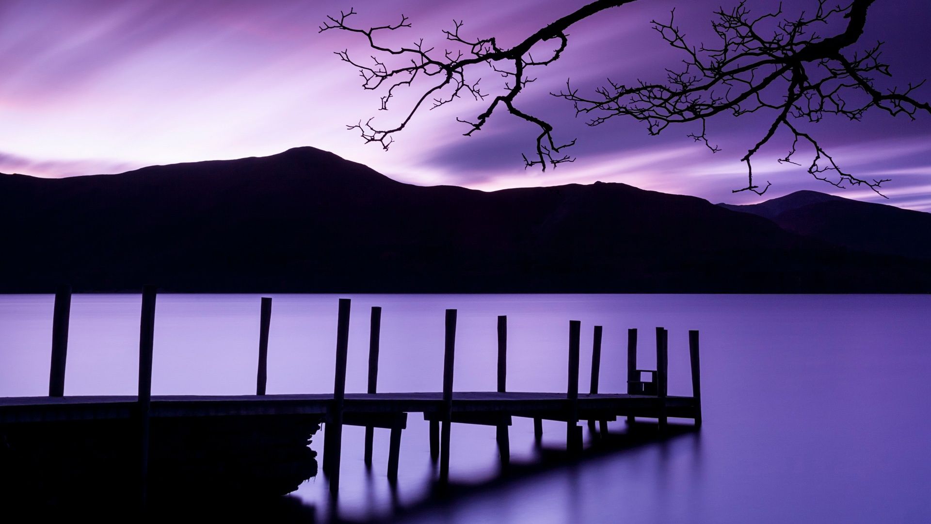 Purple Dusk Wallpaper in jpg format for free download