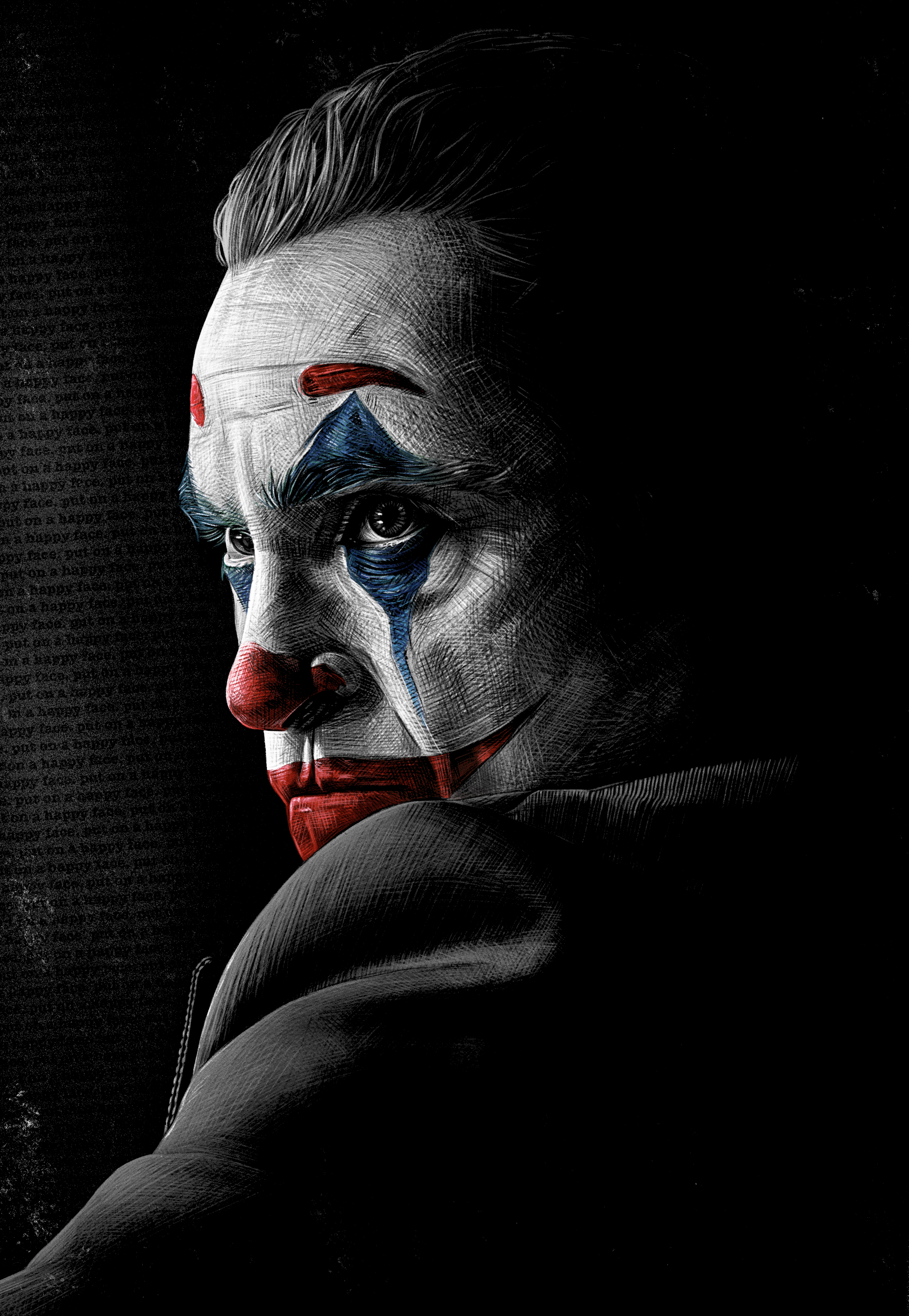 Joaquin Phoenix as The Joker [4042x5851]