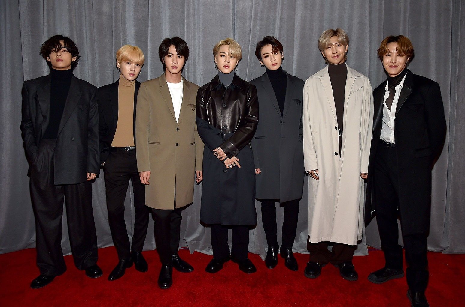 BTS' 2020 Grammy Awards Red Carpet Looks: See The Photo