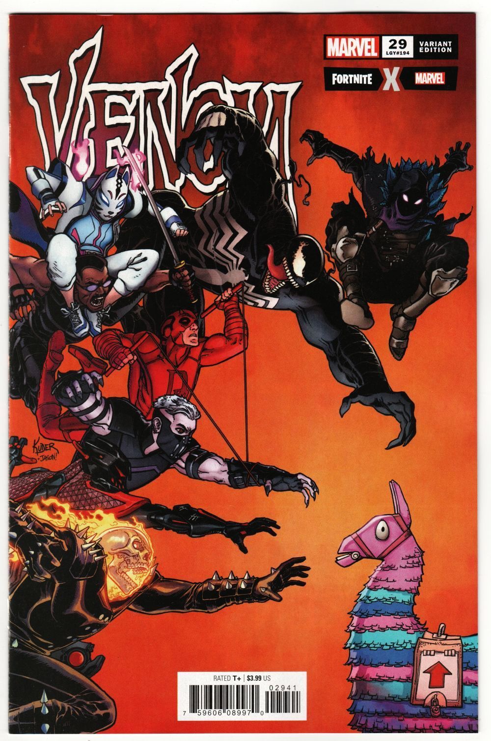 Venom Kuder Fortnite Variant (Marvel, 2020) NM. Marvel comics covers, Comic covers, Marvel heroes