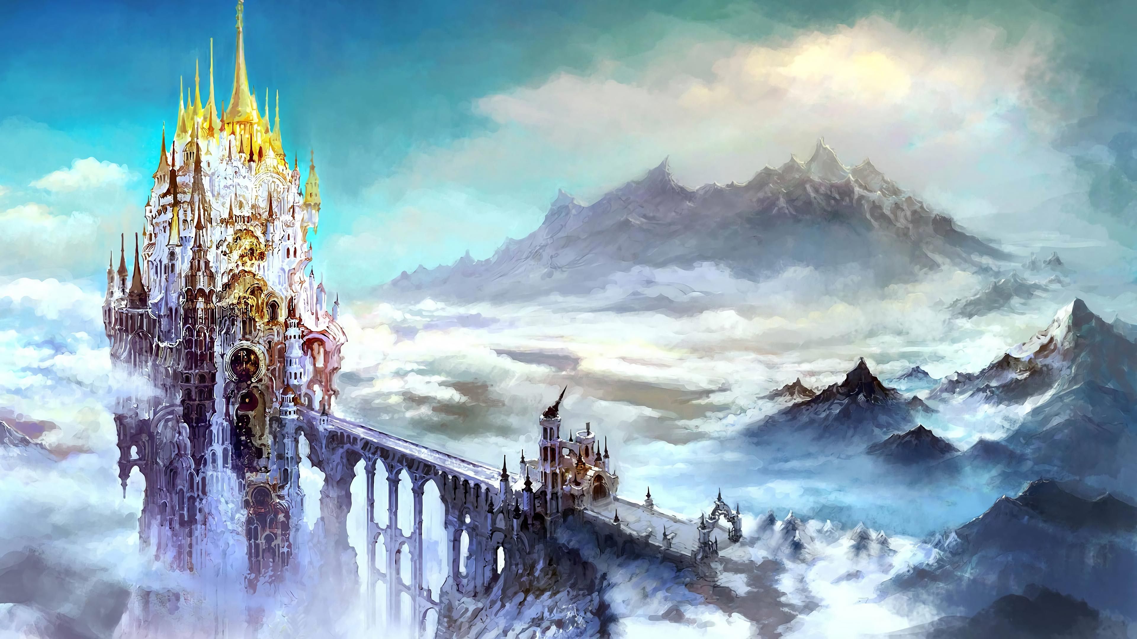 final fantasy landscape wallpaper hd
