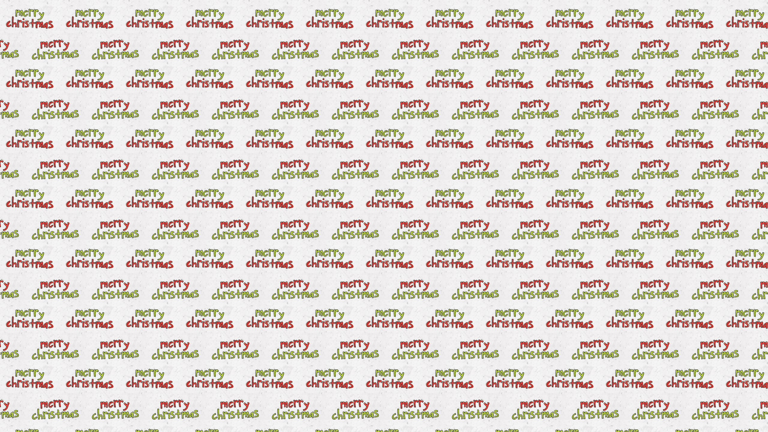 Merry Christmas Words Desktop Wallpaper