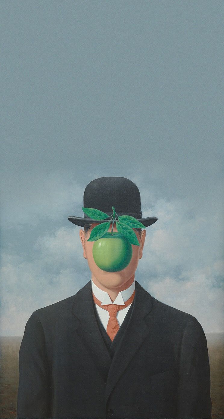iPhone wallpaper. Magritte paintings, Rene magritte, Magritte