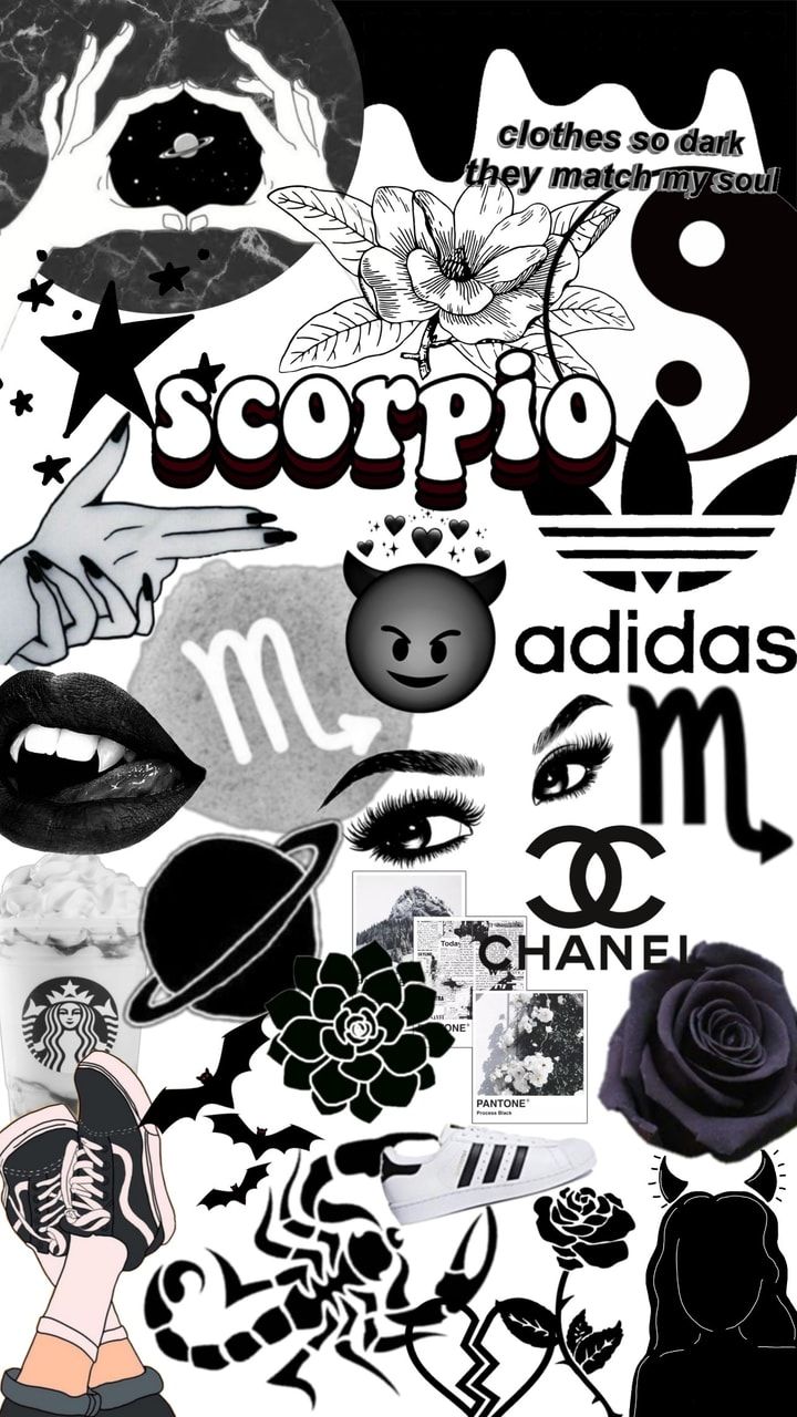 Aesthetic, Astrology, And Background Image Scorpio Wallpaper iPhone HD Wallpaper