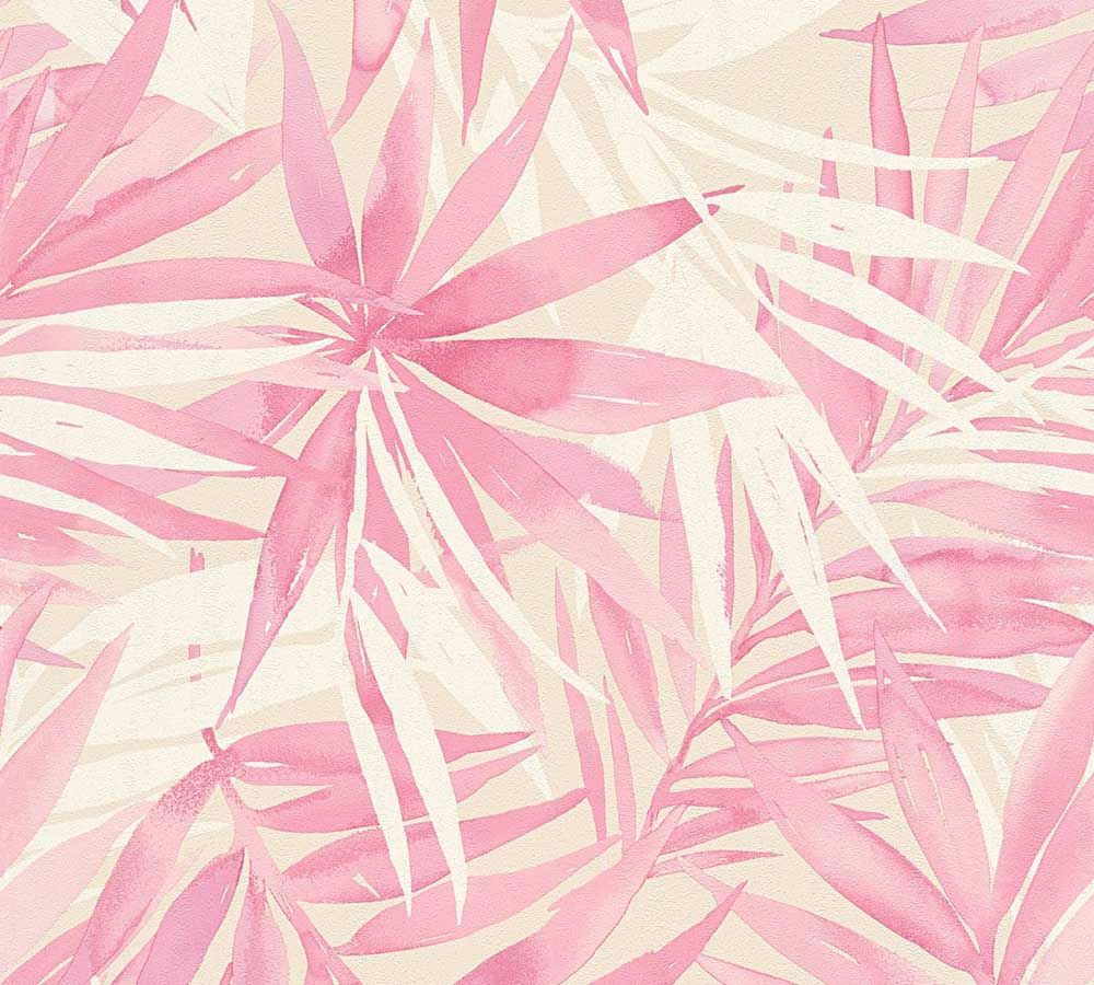 Wallpaper Designdschungel Palm Leaves Rose 34125 3