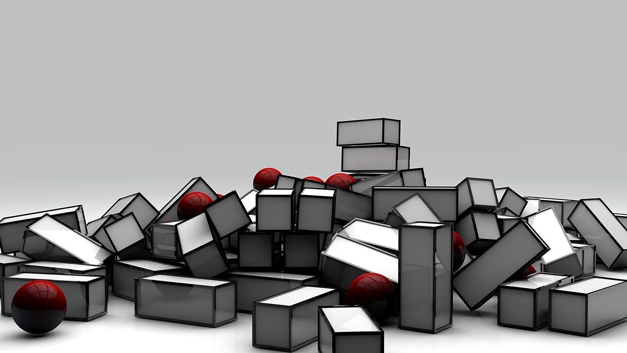 3D Beautiful Shapes Wallpaper