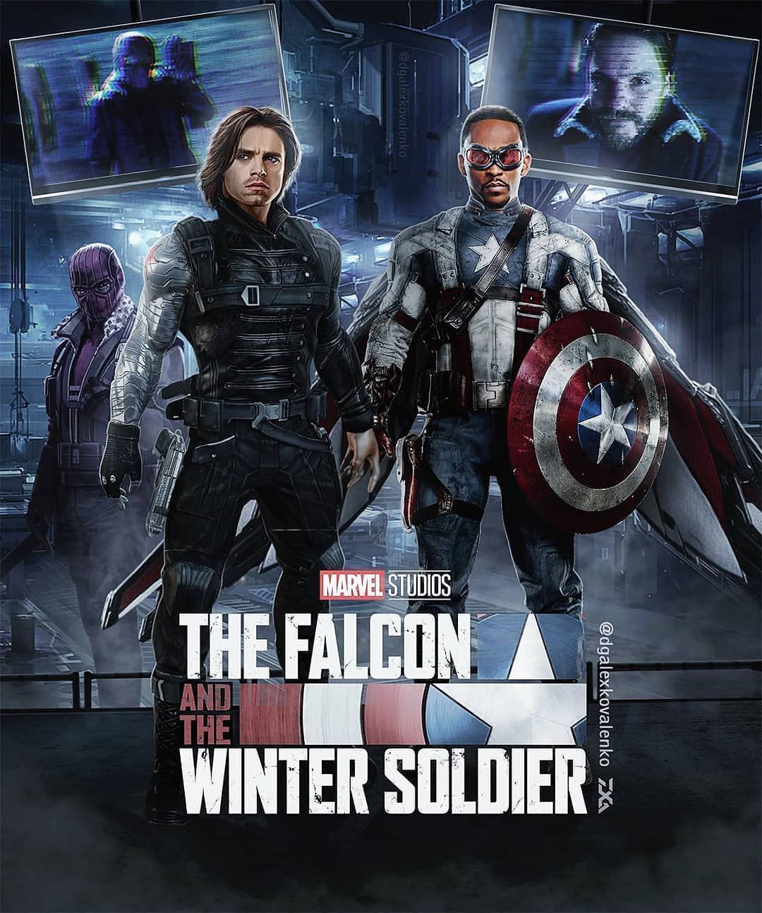 ▪️The Falcon & And The Winter Soldier. ▪️vs. Baron Zemo. ▪️Rate art from 1 to 10 !