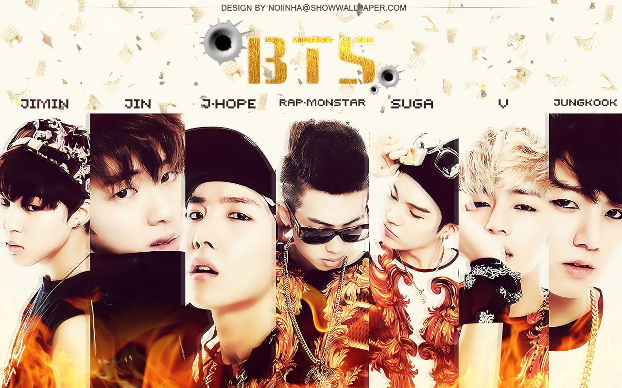 BTS Names Wallpapers - Wallpaper Cave