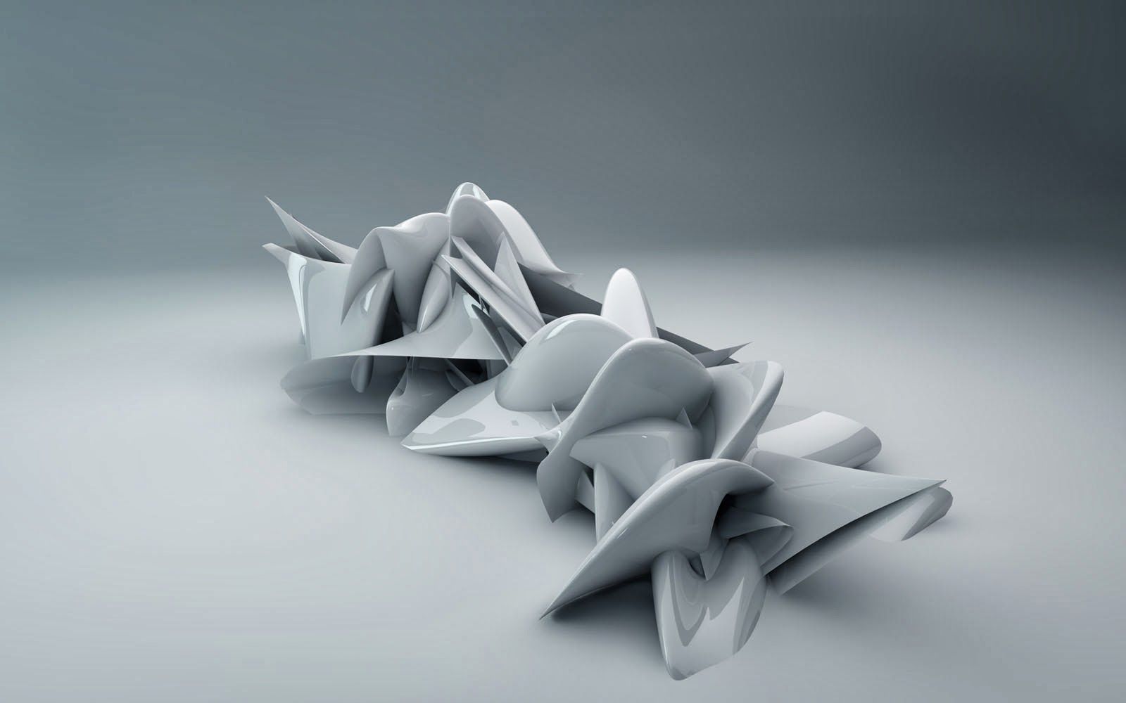 art picture: 3D Shapes Wallpaper