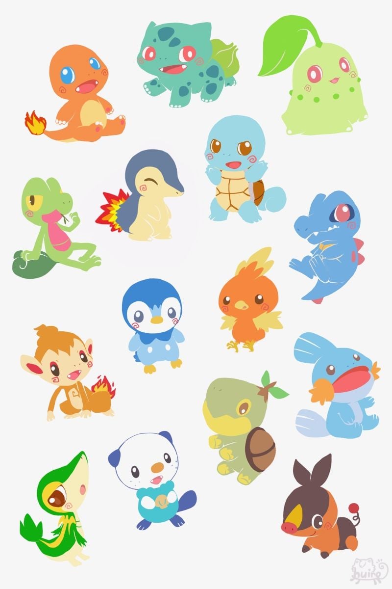Starter Pokémon, Mobile Wallpaper Anime Image Board