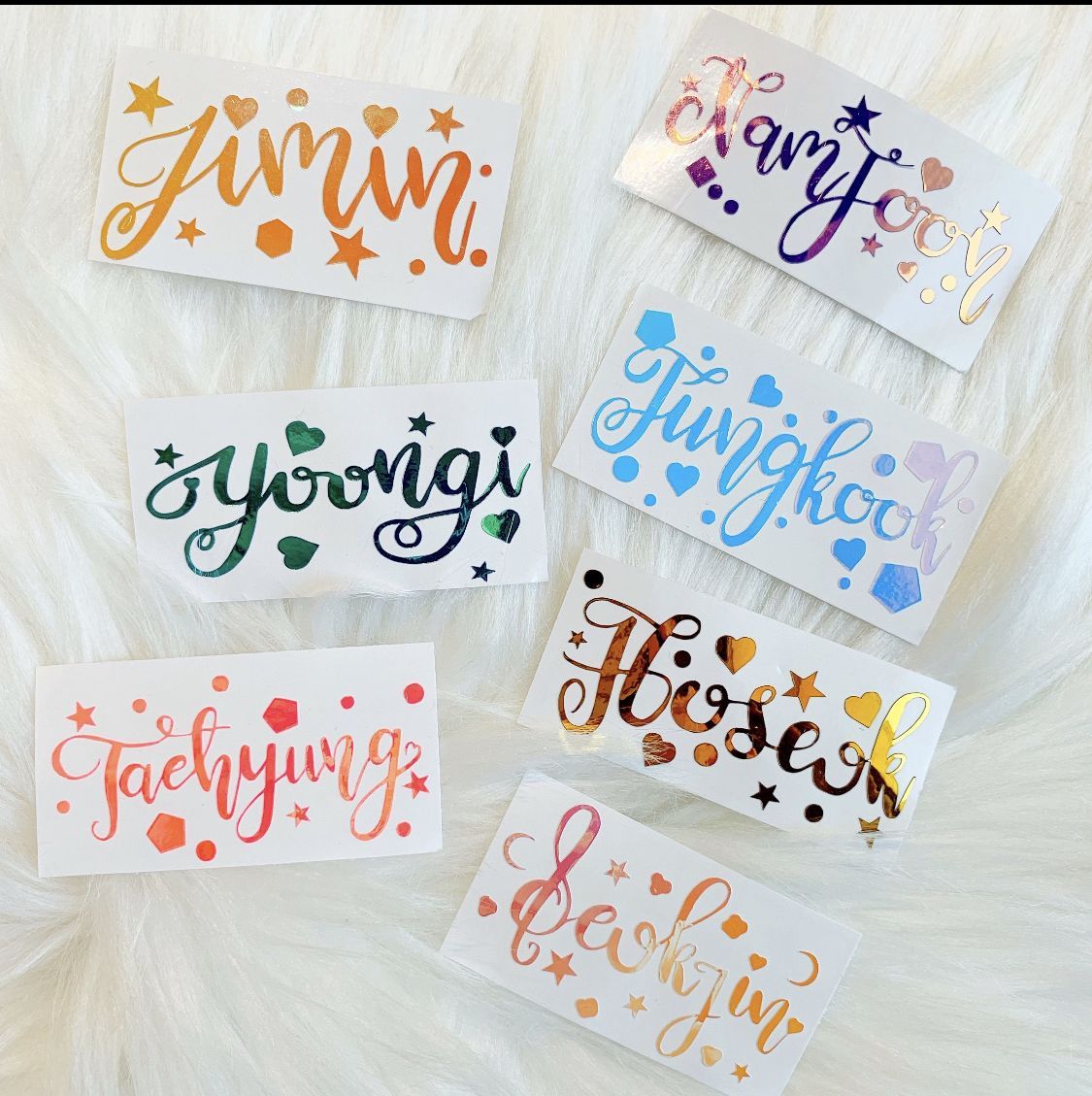 BTS Vinyl Stickers for ARMY BOMB Ver.3 concert light stick. Etsy. Bts drawings, Bts name, Calligraphy name