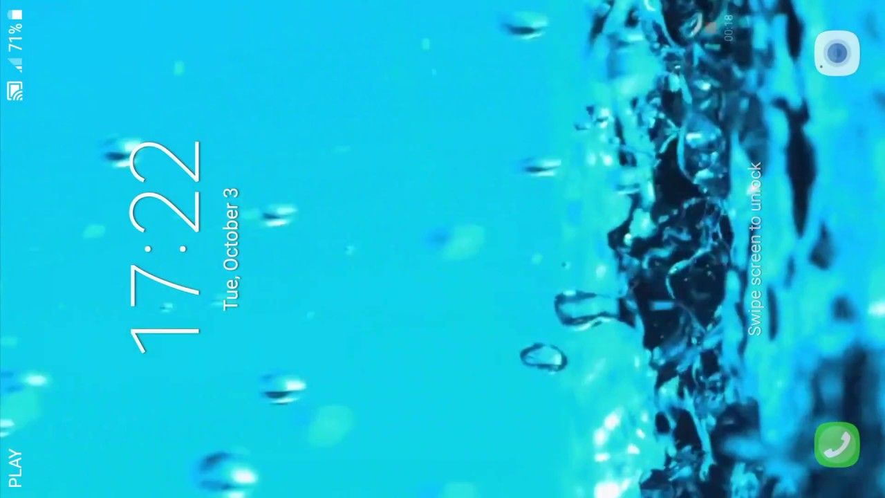 Water Drops Live Wallpaper