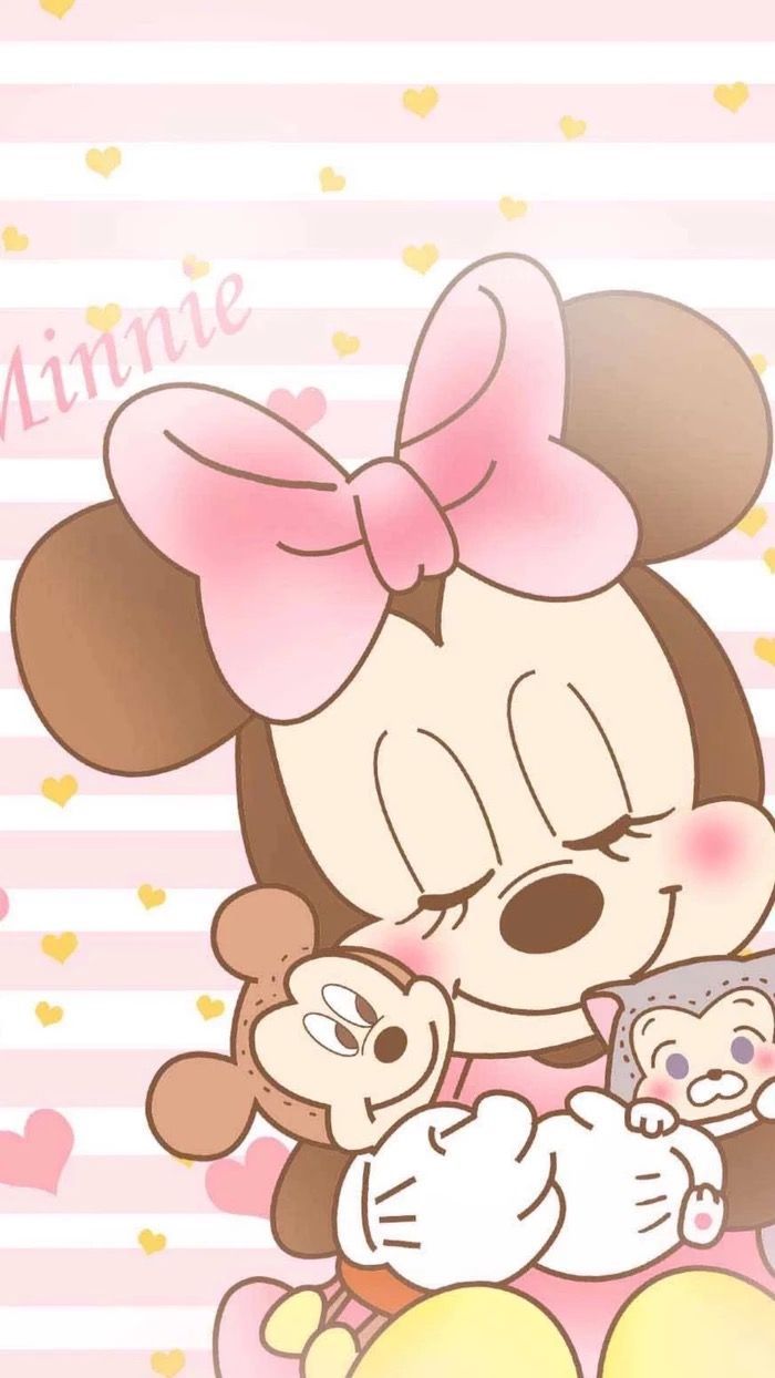 Minnie mouse. Disney wallpaper, Mickey mouse art, Mickey mouse wallpaper