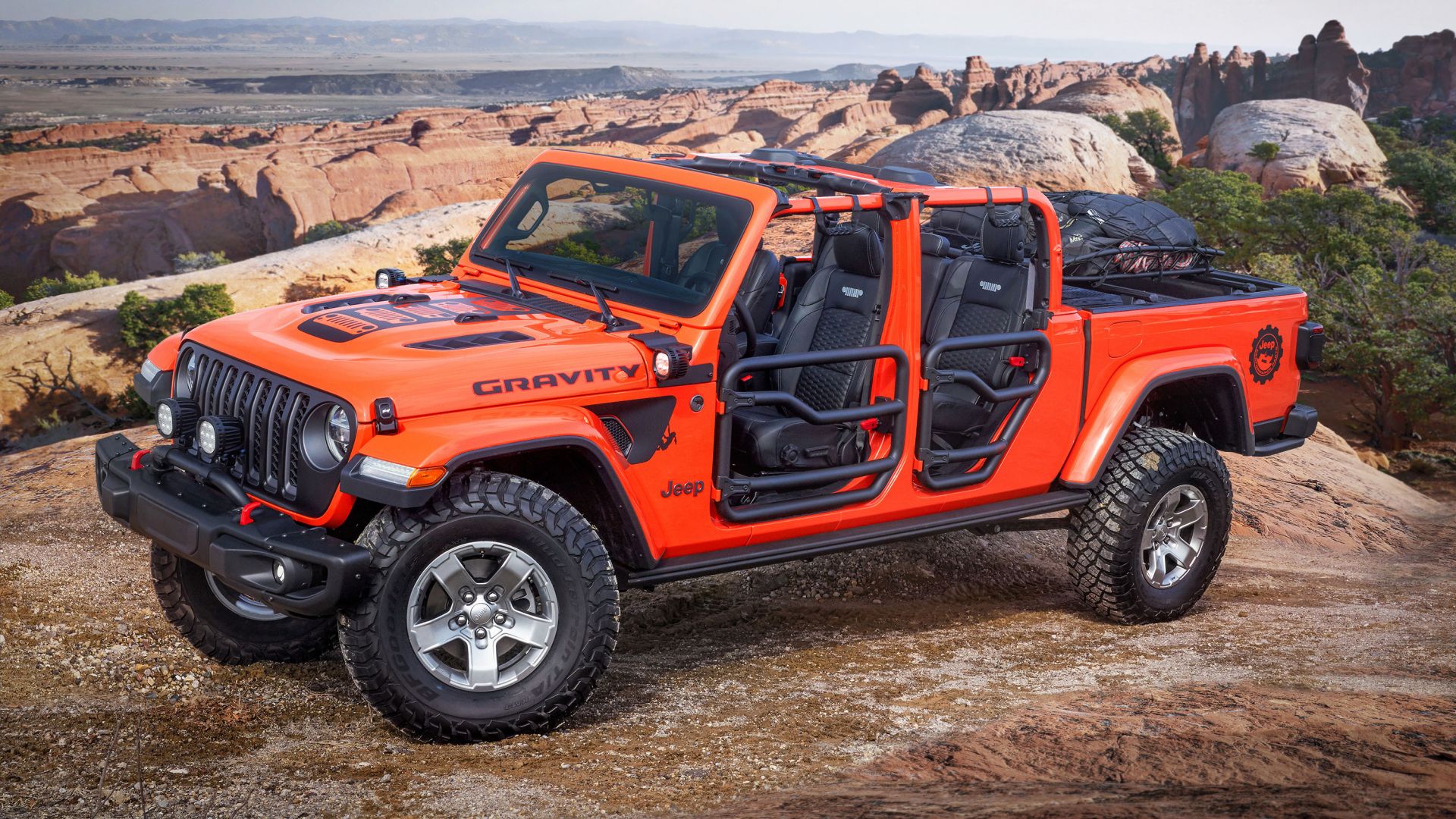 Jeep Gladiator Gravity 2019. Desktop wallpaper. 1920x1080