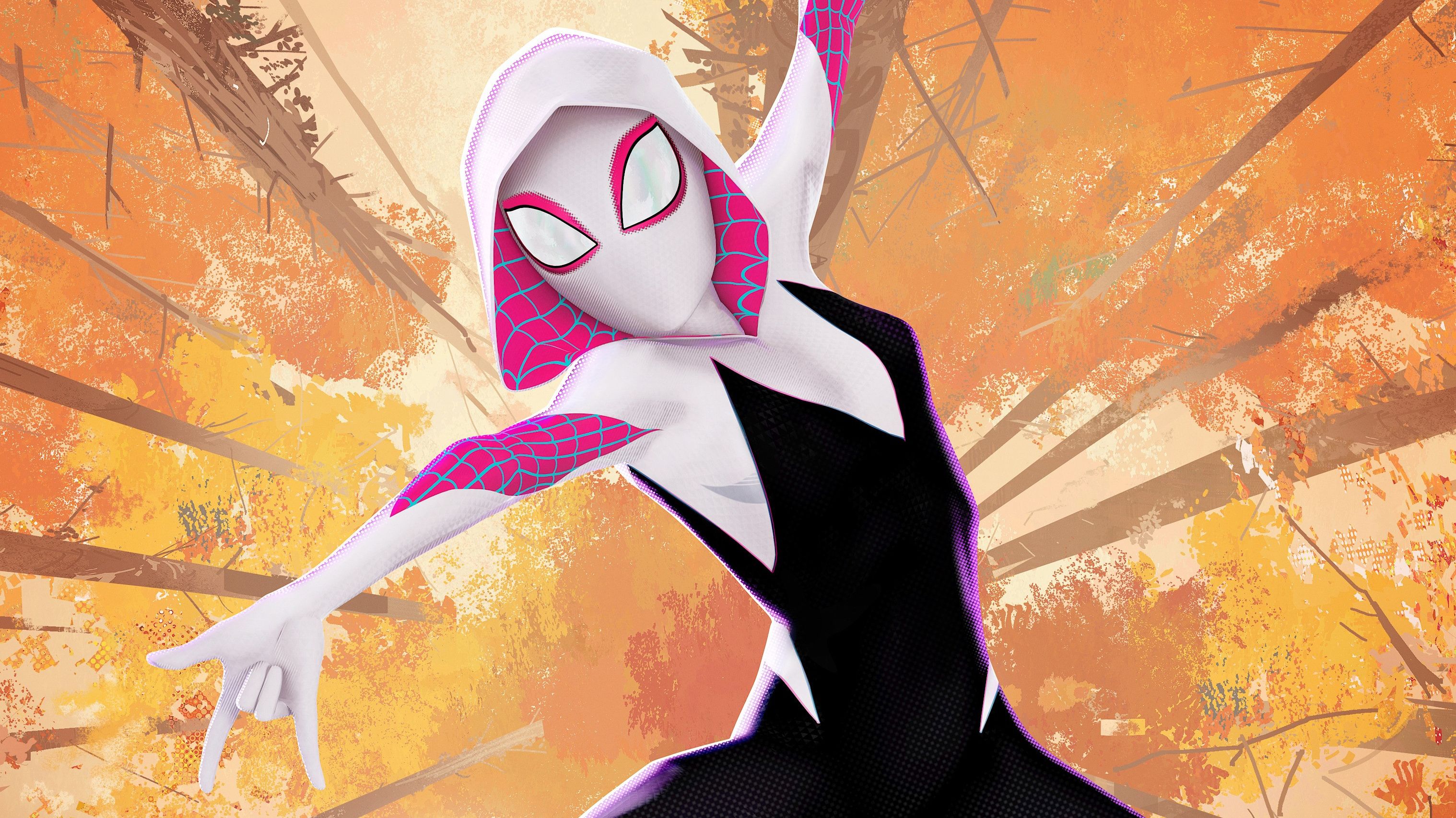Spider Gwen Spider Man Into The Spider Verse HD Wallpaper