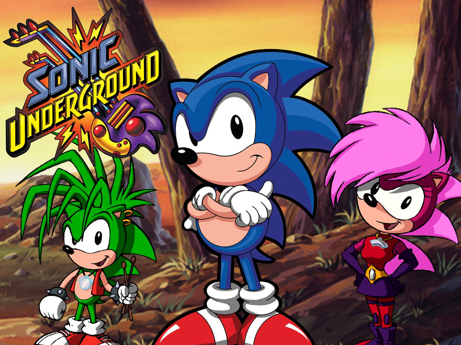 Sonic Underground Wallpapers Wallpaper Cave Sonic Underground Wallpapers Wallpaper Cave