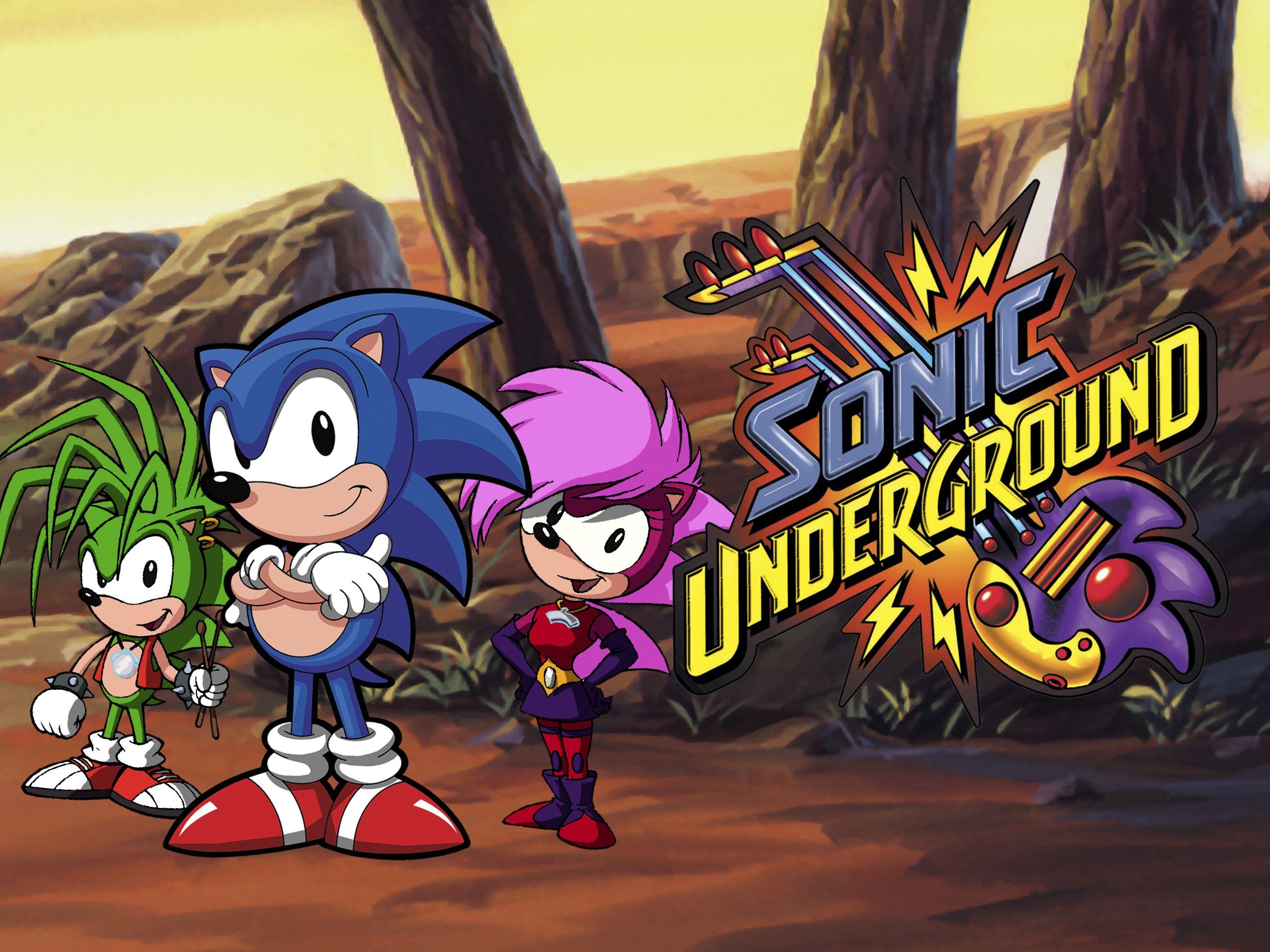 Sonic Underground Wallpapers Wallpaper Cave
