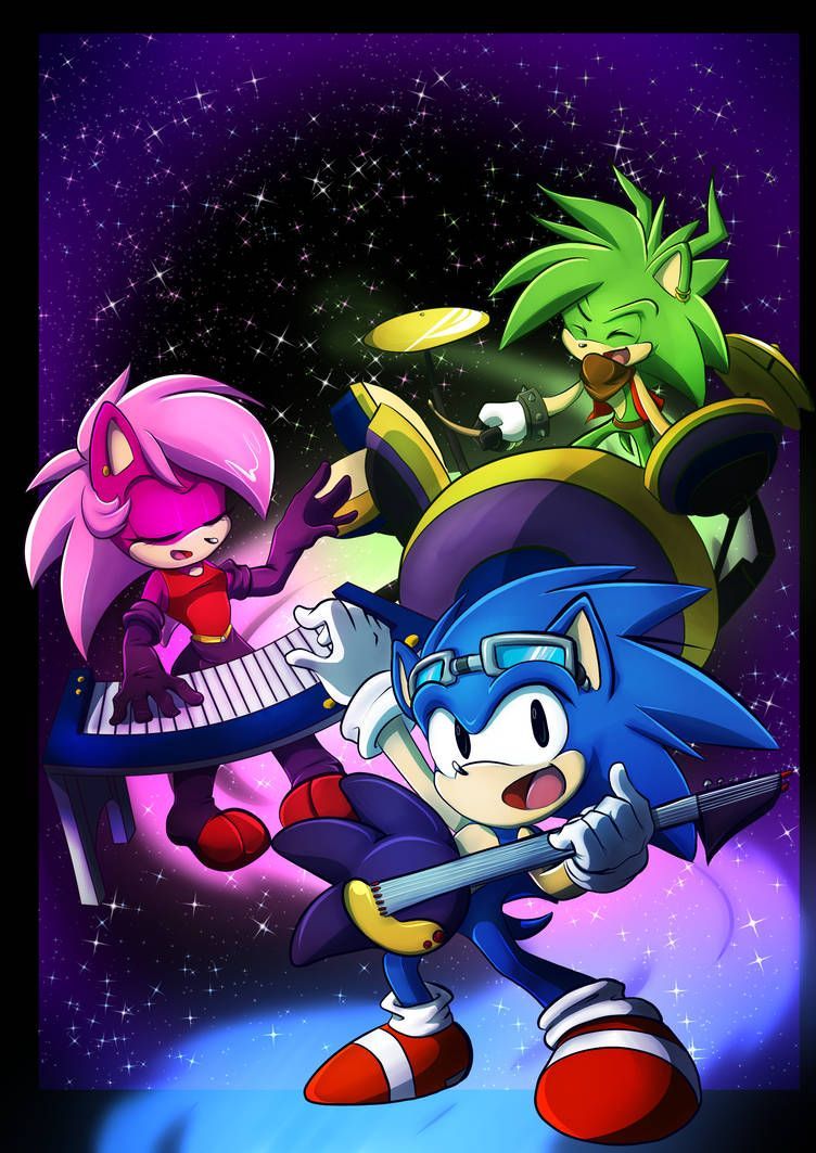 The Sonic Underground by rinkunokoisuru. Sonic underground, Sonic, Sonic heroes