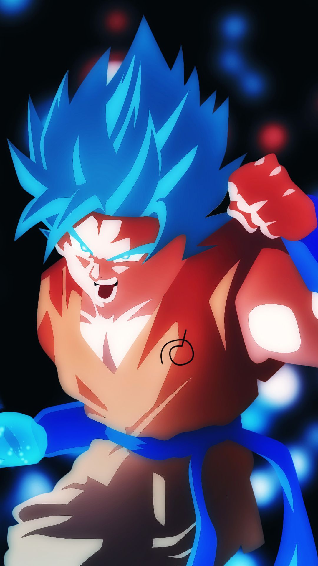 Goku SSB Ki Blade iPhone 6s, 6 Plus, Pixel xl , One Plus 3t, 5 HD 4k Wallpaper, Image, Background, Photo and Picture