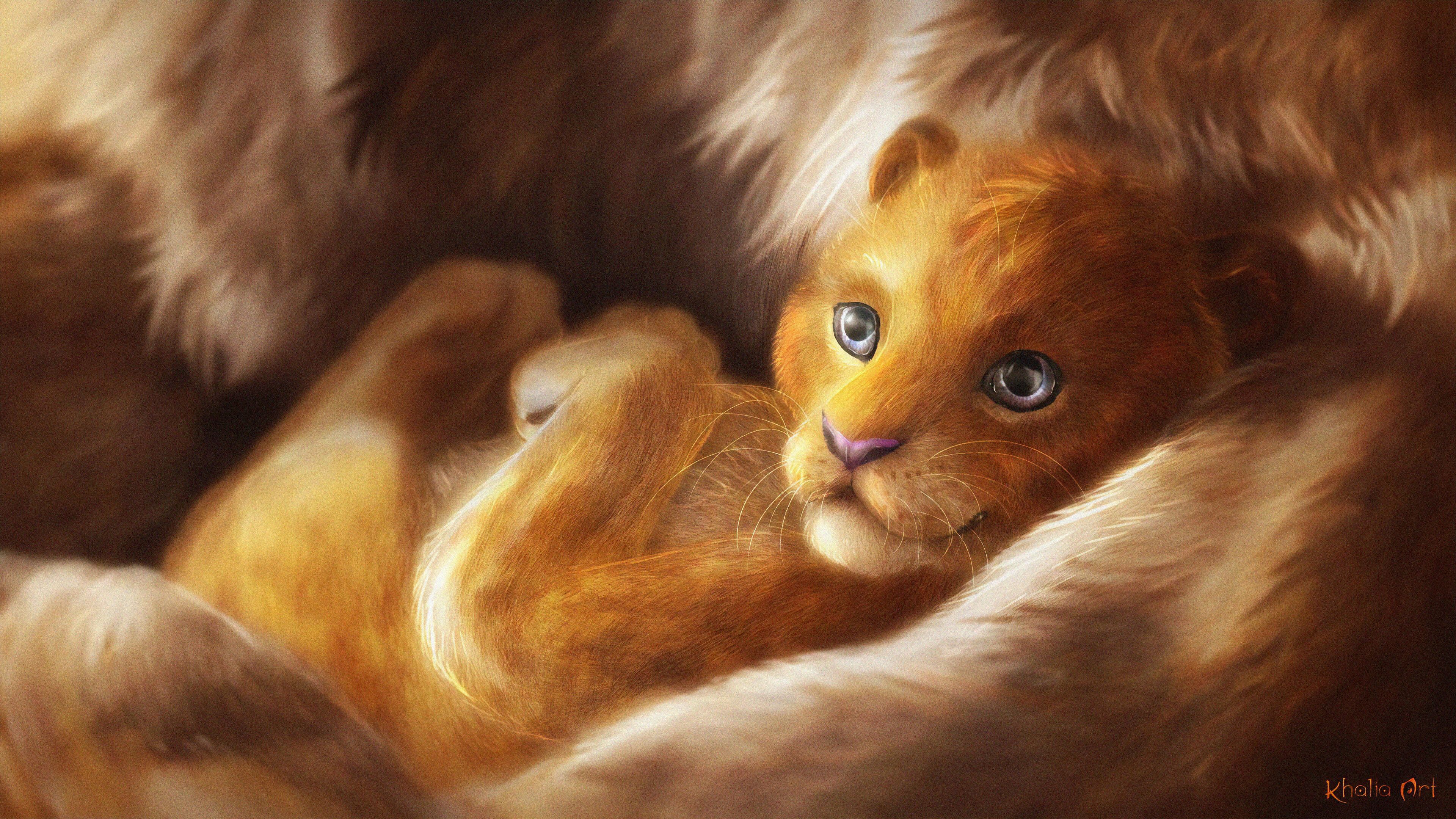 Simba HD wallpaper, Background