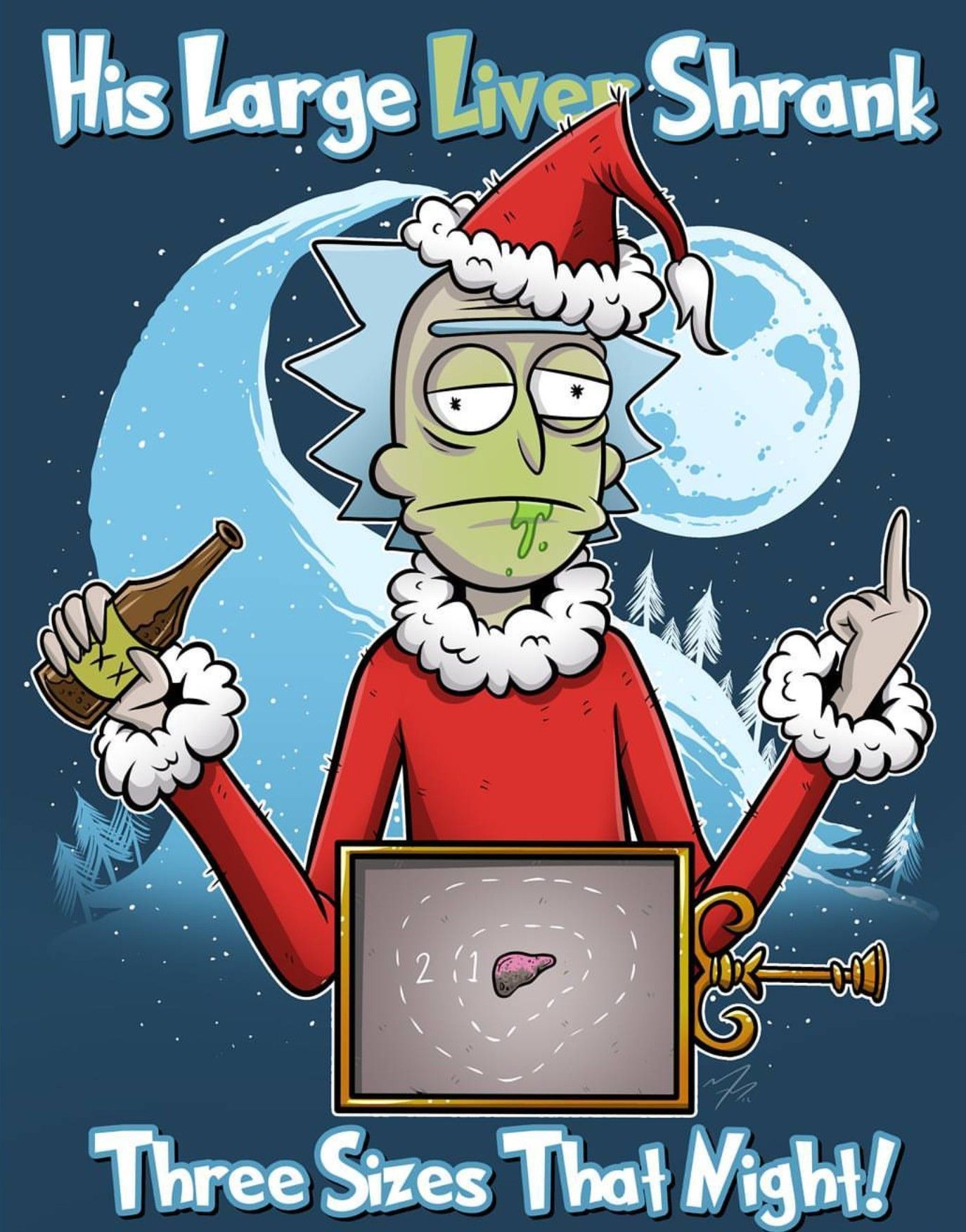Rick and Morty • The Grinch. Rick and morty poster, Rick and morty, A christmas story