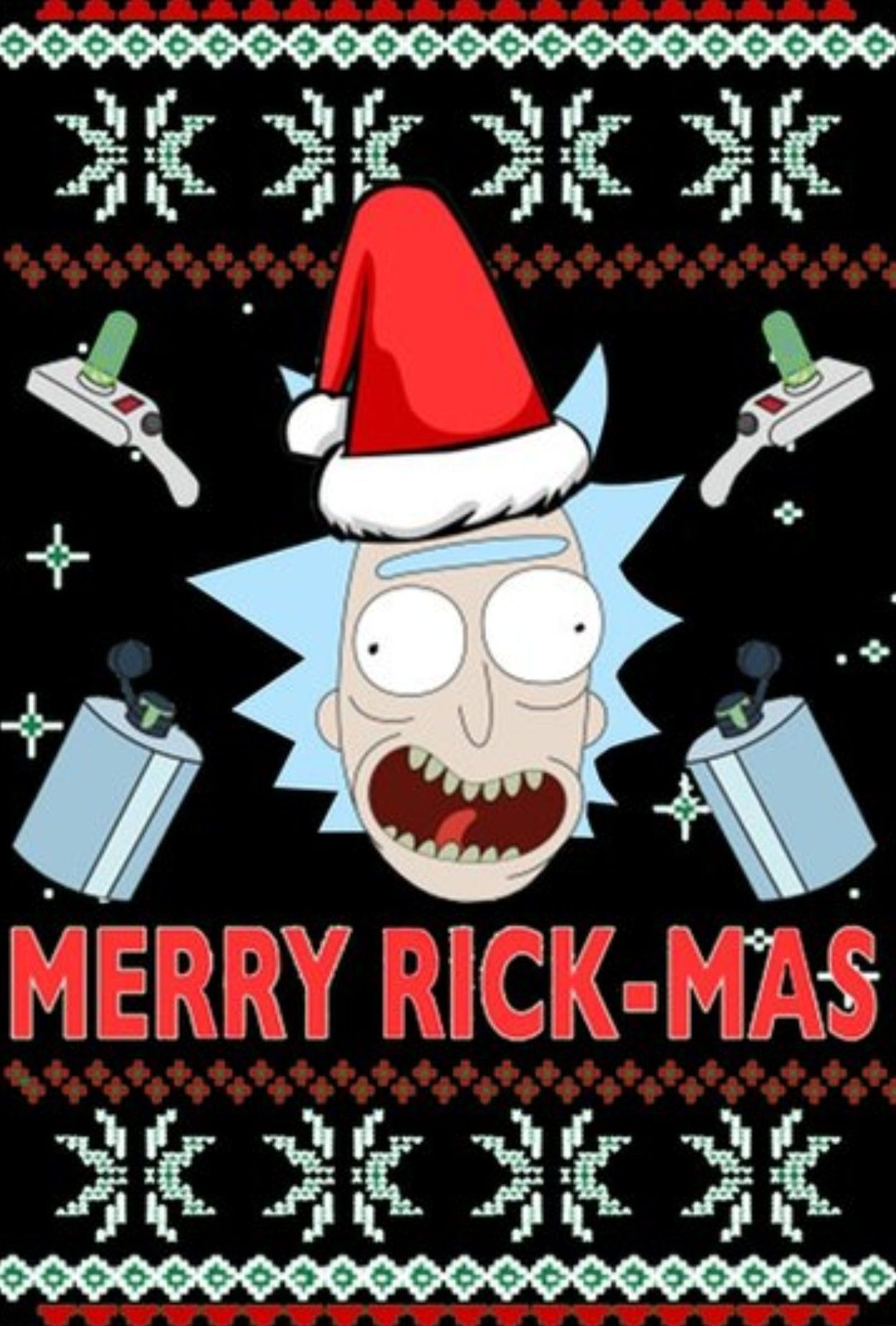 Rick And Morty X Merry Rick Mas. Rick And Morty, Rick, Morty