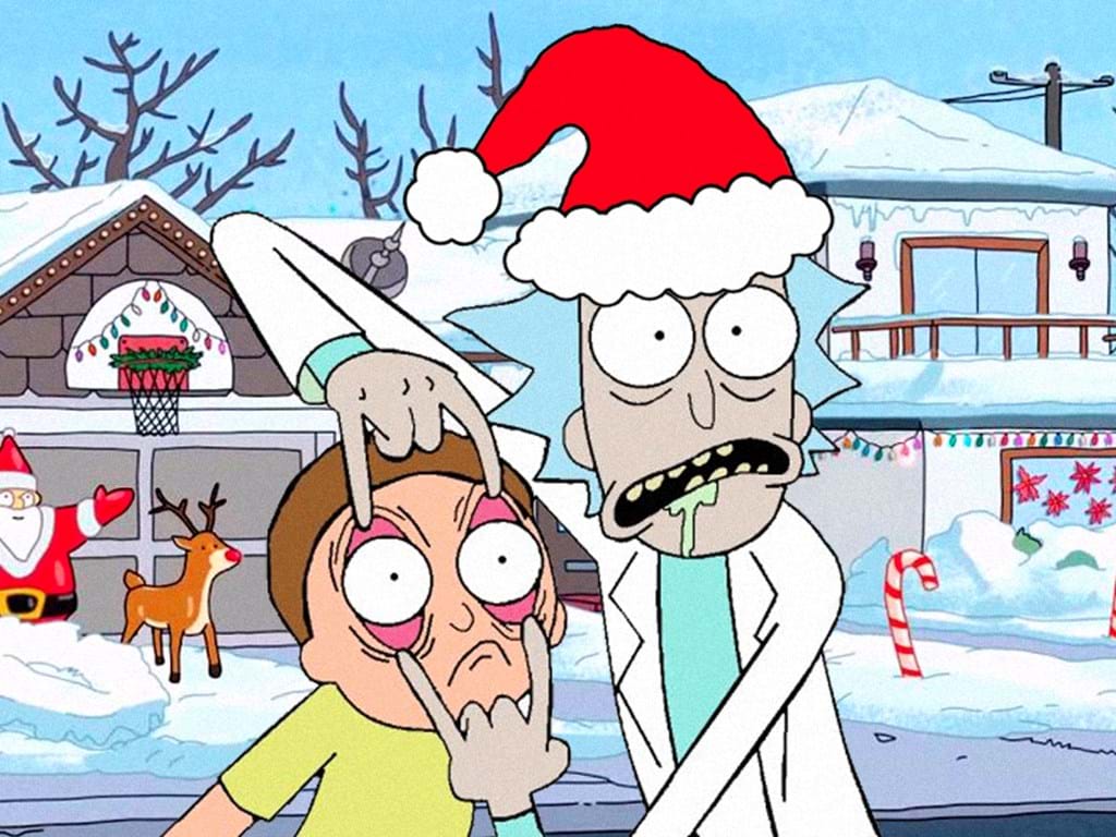 Rick And Morty Wallpapers Christmas.