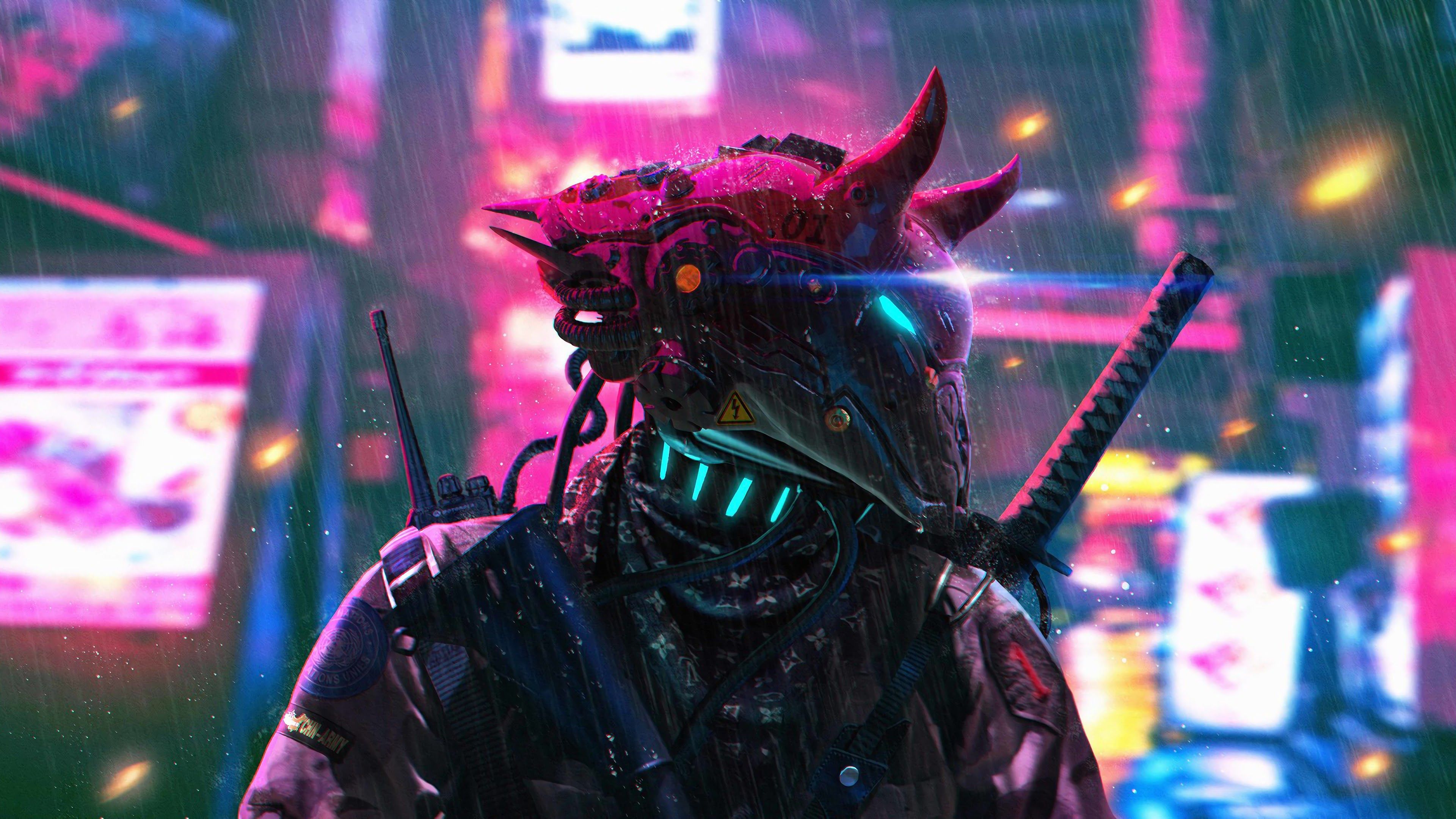 Cyberpunk Sci Fi 4K Wallpaper