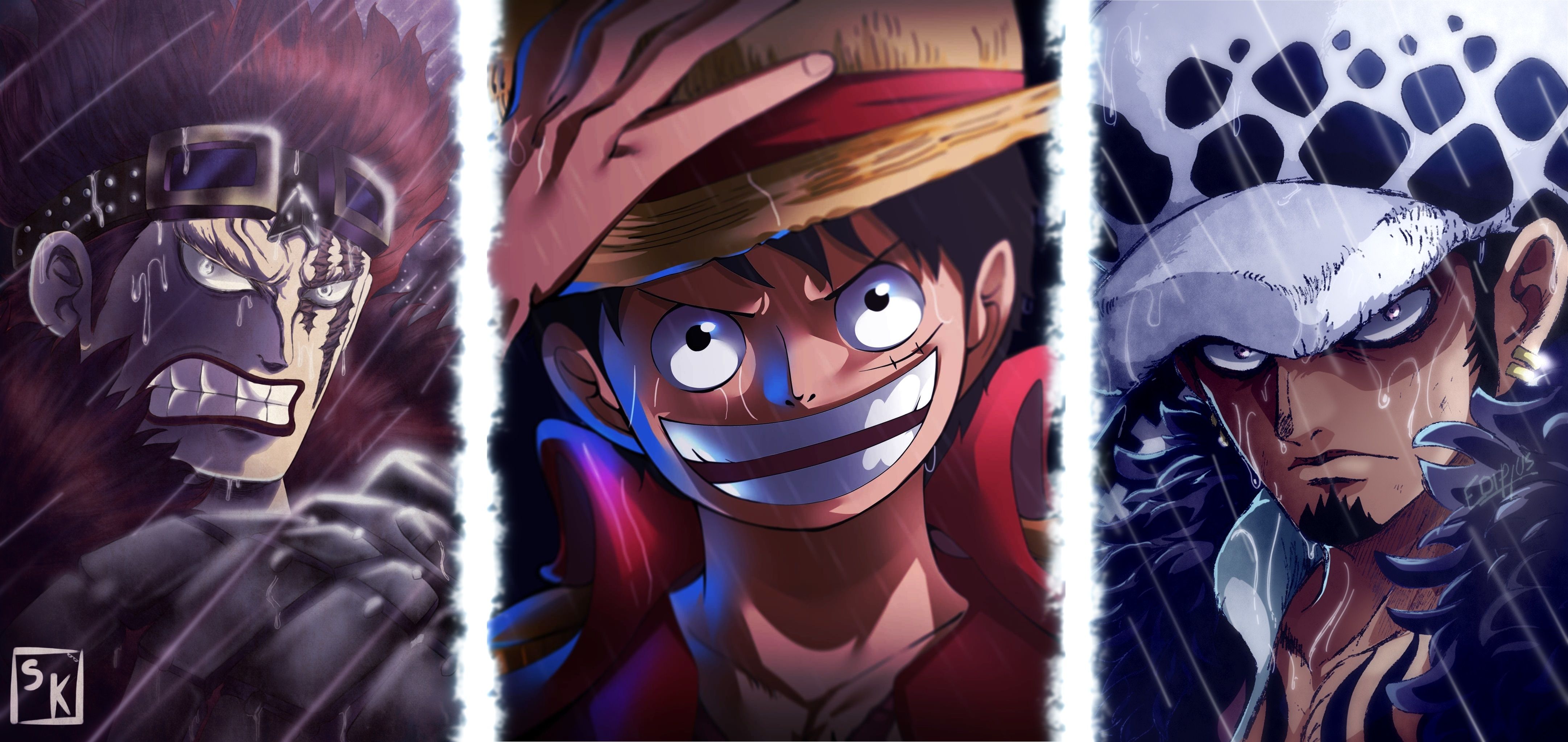 One Piece Team Art iPad Air Wallpaper, HD Anime 4K Wallpaper, Image, Photo and Background