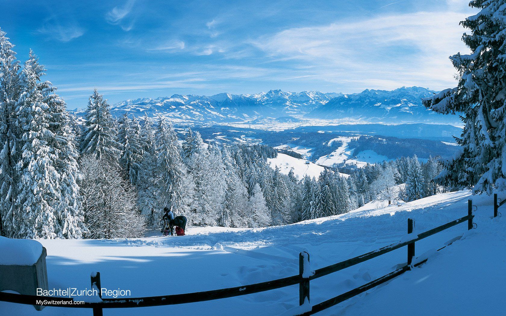 1680*1050 Swiss Winter Fun Ski Vacation Skiing Holiday Wallpaper No.3