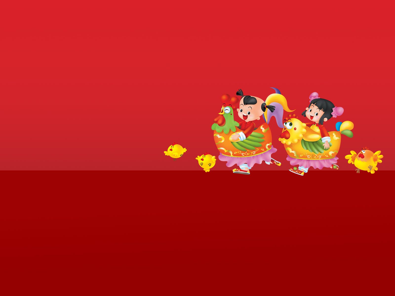 New Cartoon Wallpaper New Year Background HD Wallpaper