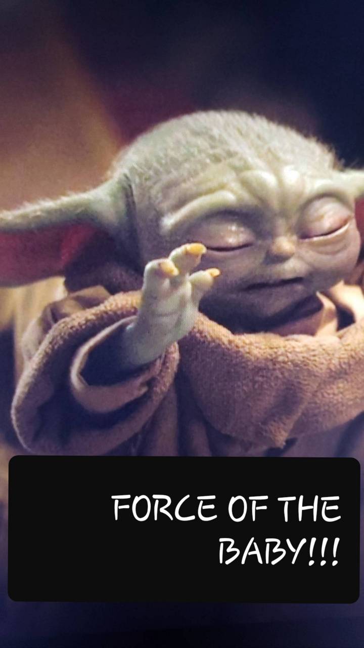 Baby Yoda Force wallpaper