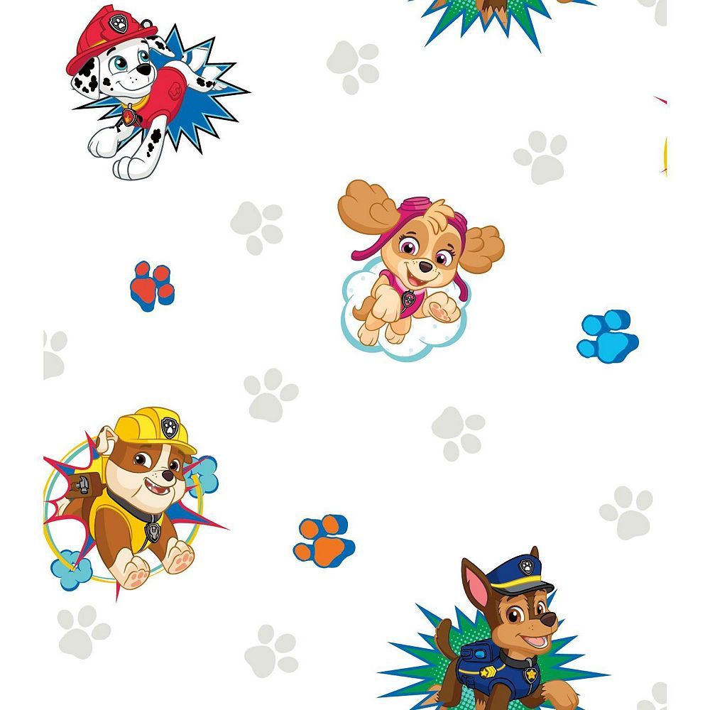RoomMates PAW PATROL PEEL & STICK WALLPAPER. The Home Depot Canada