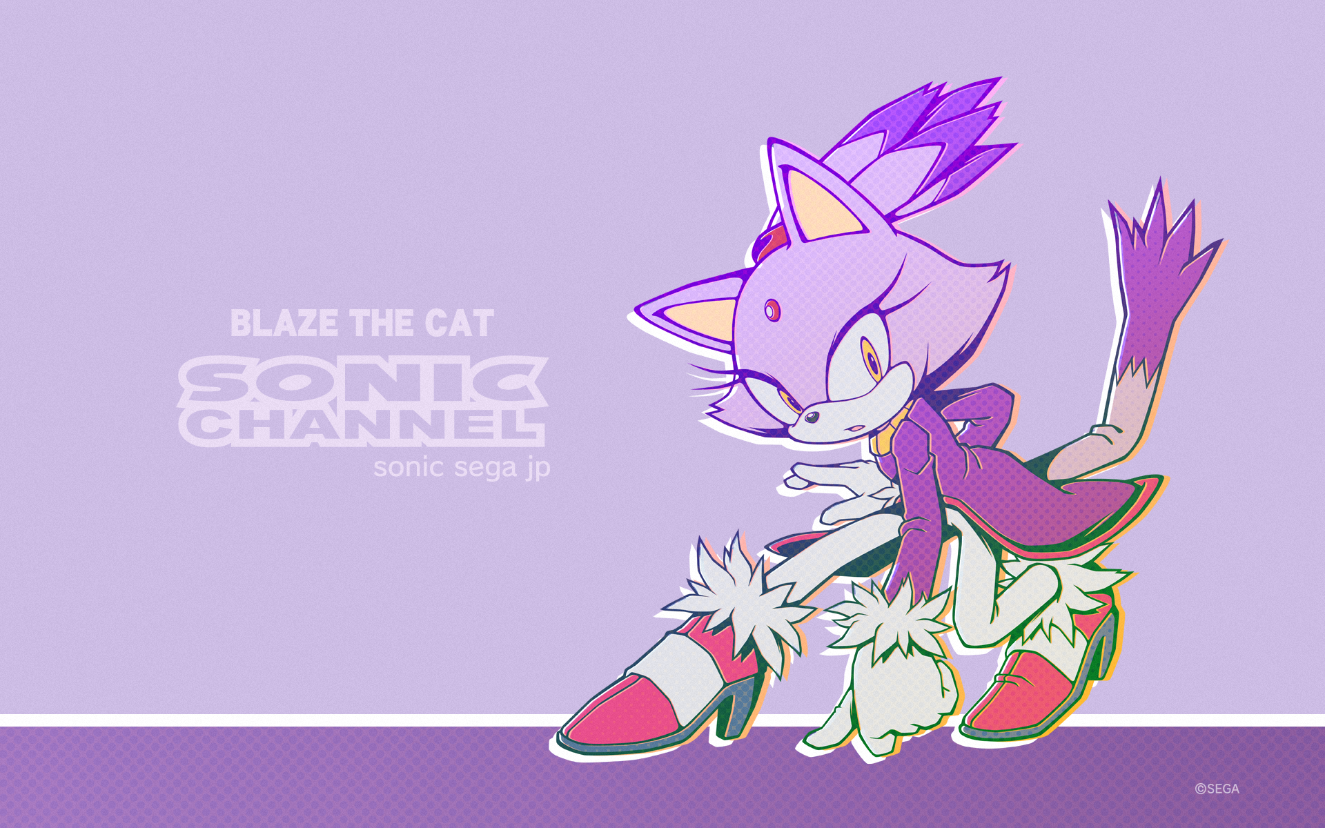 Blaze the Cat Fires Up November With New Sonic Channel Wallpaper Sonic Stadium
