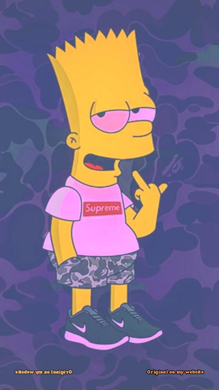 Easy Trippy Drawings Bart Simpson