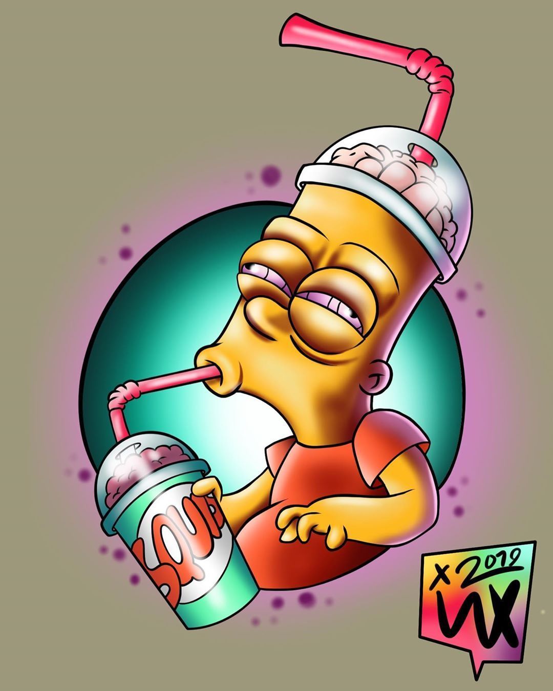 Bart simpson art, Simpsons art .com