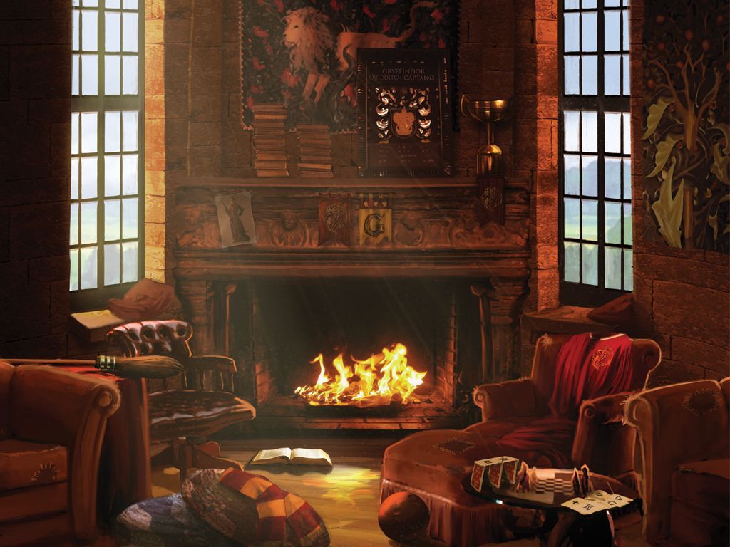 Pottermore Wallpaper: Gryffindor common room. Gryffindor common room, Harry potter aesthetic, Harry potter houses