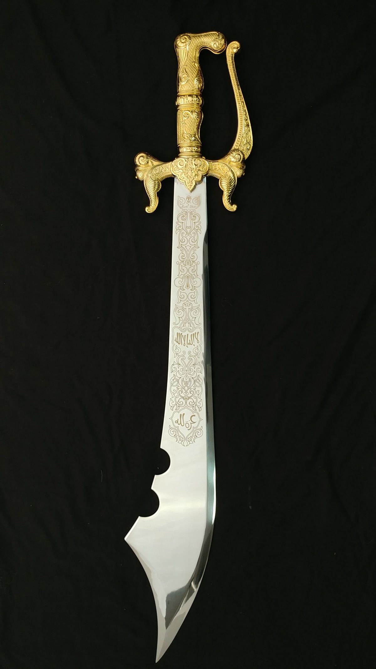 Arab Cutlass Gold. Sword tattoo, Cool swords, Fantasy sword