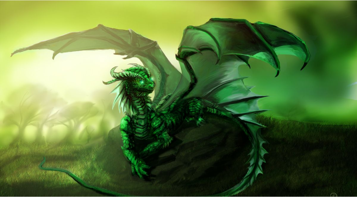 Emerald Dragon. Blades and Beasts