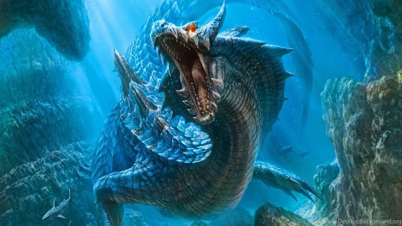 Free Download Danger Water Dragon Wallpaper, HQ Background Desktop Background