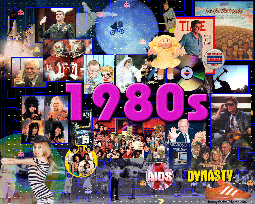 80s Collage Wallpaper Free 80s Collage Background